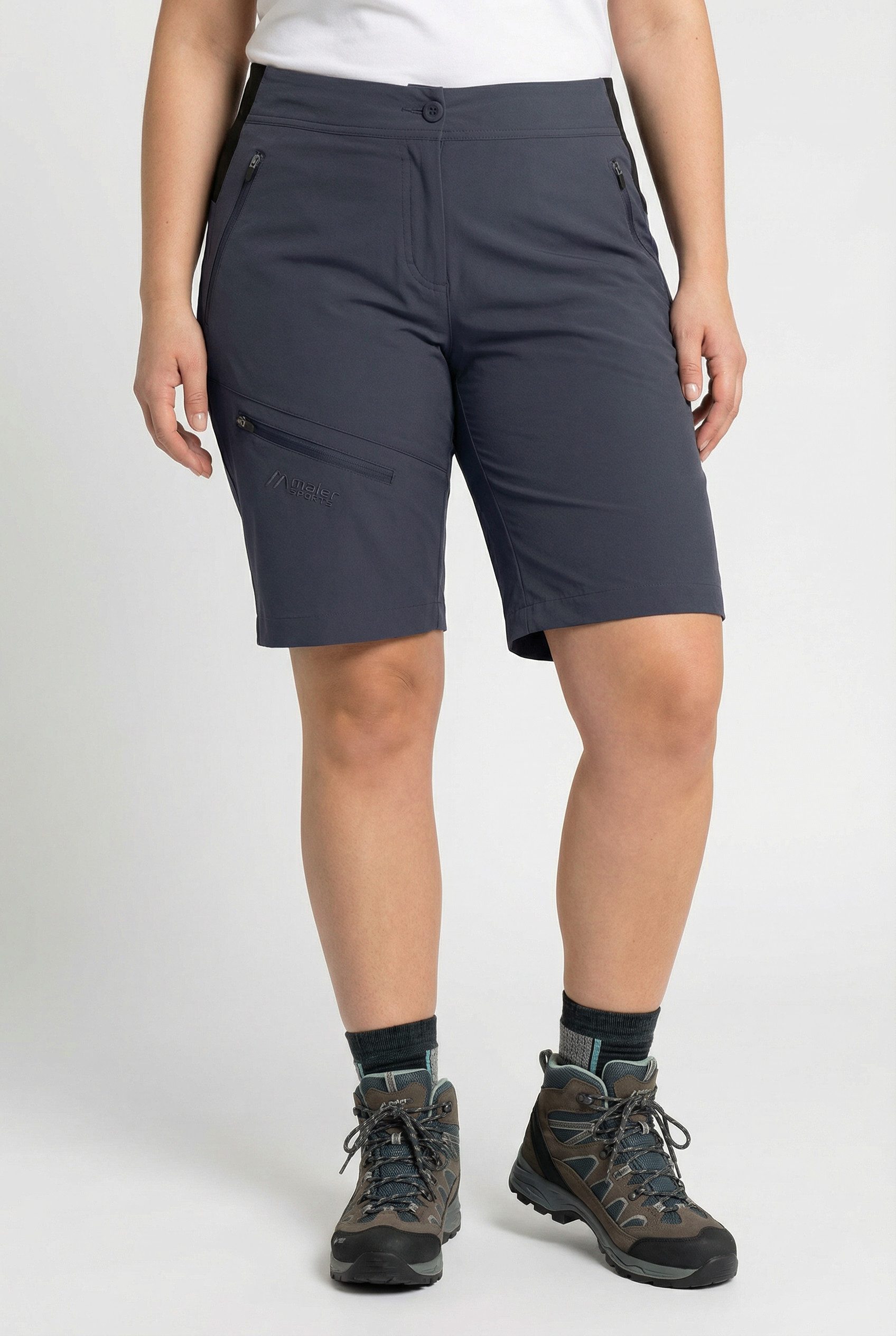 Maier Sports Funktionsshorts Da-Shorts el. Inara Short Vario mit vier Reißverschlusstaschen, schnell trocknend, wasserabweisend