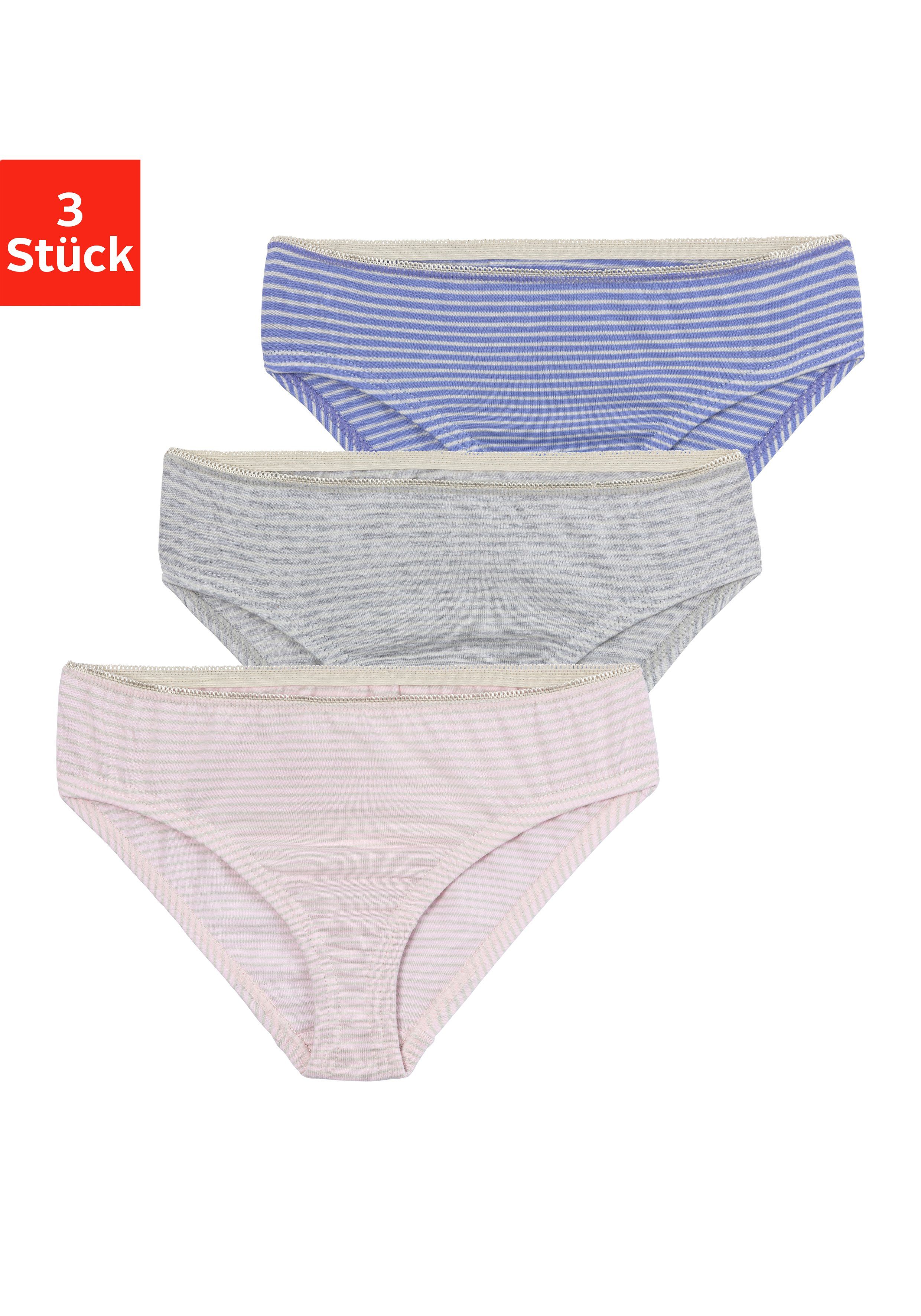 Steifen-Design (Packung, im Vivance 3-St) Bikinislip