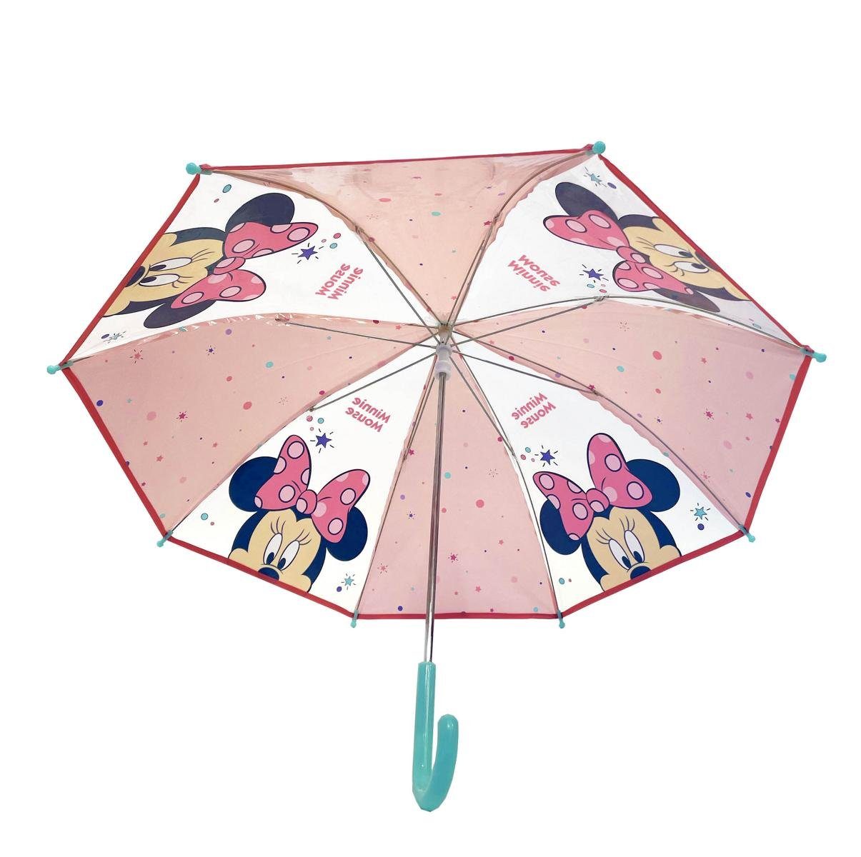Vadobag Stockregenschirm Kindermotiv Kinderschirm Minnie Mouse Regenschirm Rainy Days