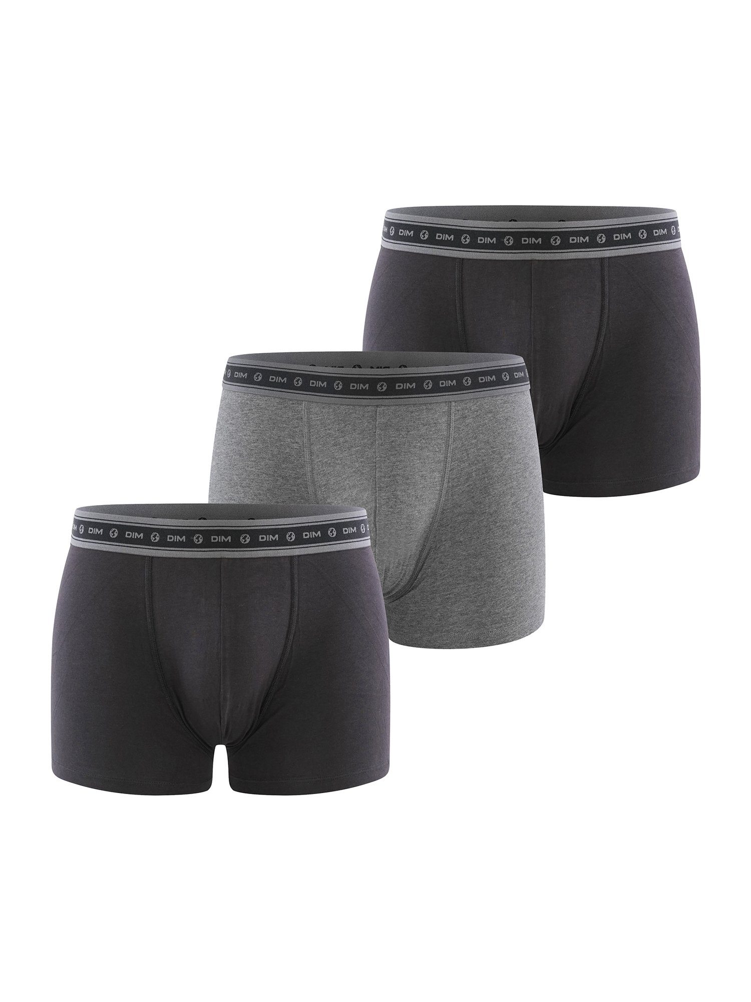 Dim Boxer In Cotone Elasticizzato Per Bambini E Ragazzi - Confezione Colori Flamboyant - 3
