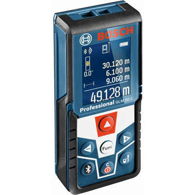 BOSCH Entfernungsmesser GLM 50 C Professional - Laser-Entfernungsmesser - blau