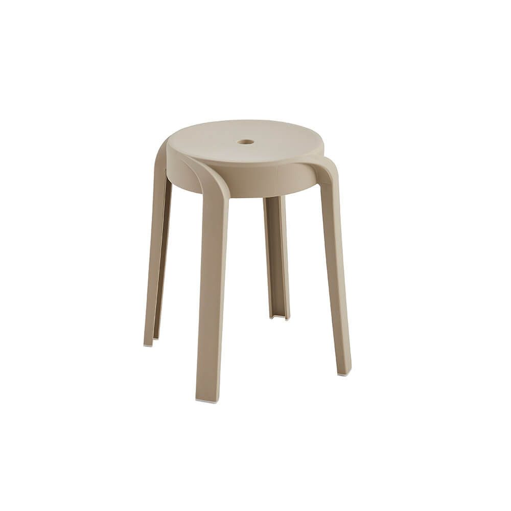 HOME DELUXE Hocker Stapelhocker NIVO (2 St), Esszimmerhocker, Fußhocker, Rund