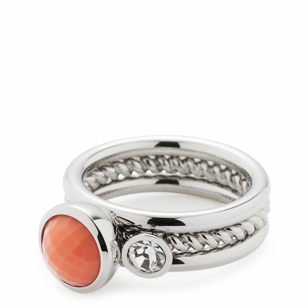 LEONARDO Ring-Set Letizia 17 2er-Set rot...