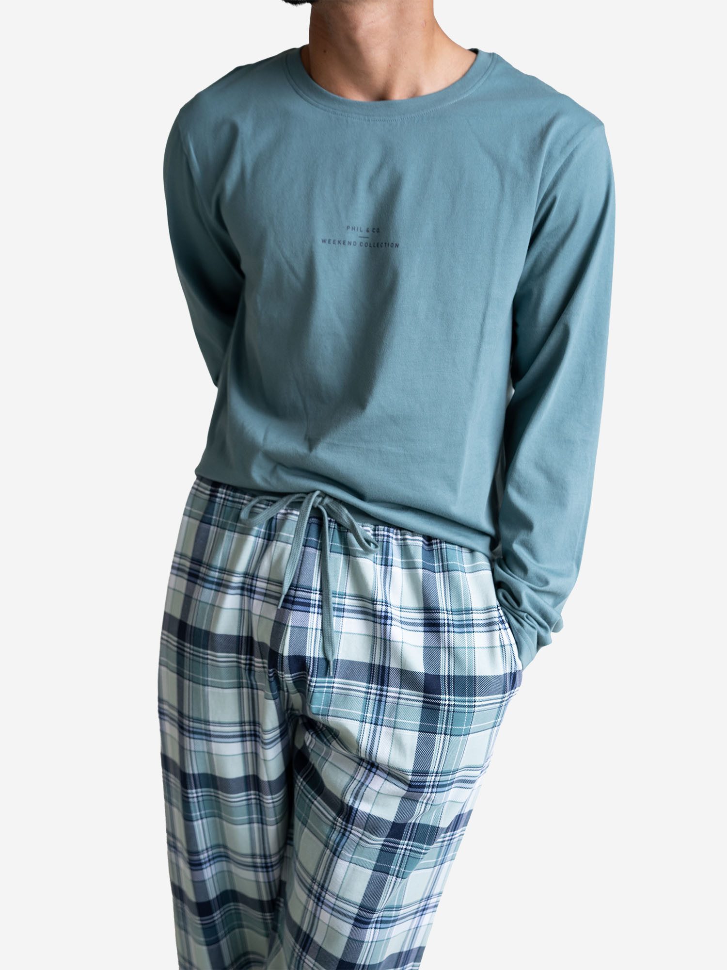 Phil & Co. Pyjama Weekend Collection (2 tlg) Schlafanzug, Pyjama Set