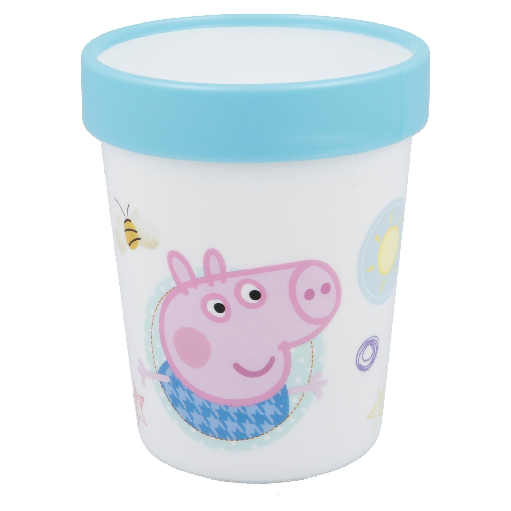 Peppa Pig Kindergeschirr-Set Peppa Wutz Pig George Kinder Geschirr-Set 3 teilig (3-tlg), 1 Personen, BPA-Frei, antirutsch Becher Teller Schüssel