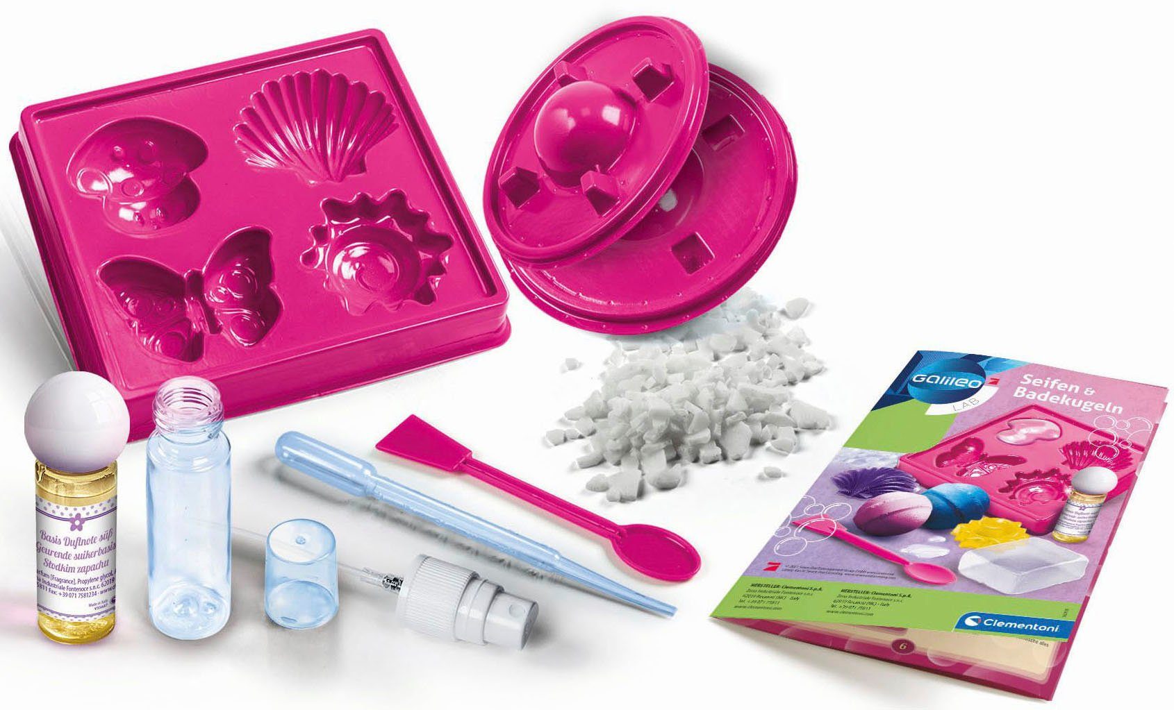 Clementoni® Experimentierkasten Galileo, Seifen und Badekugeln, günstig online kaufen