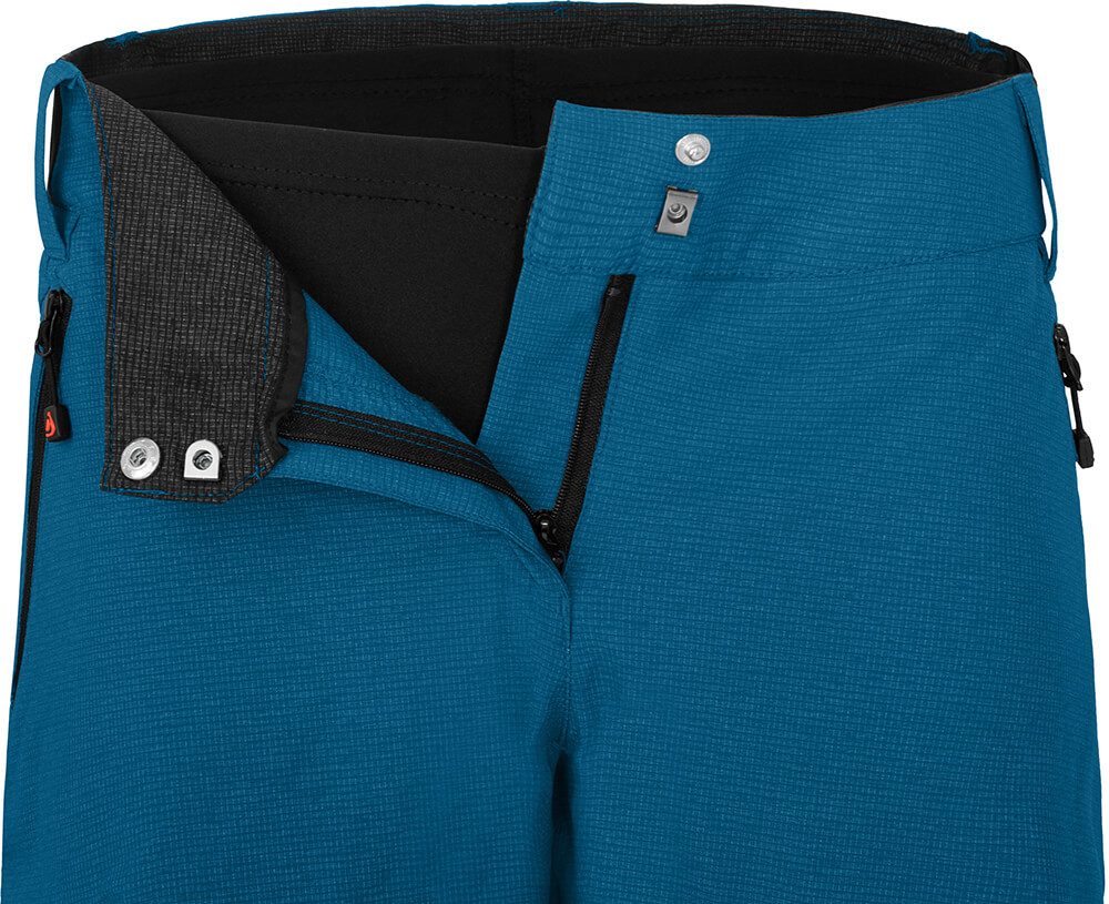 Bergson Fahrradhose VINA Capri Damen 3/4 Radhose 2in1 (mit gepolsterter Innenhose), robust, elastisc