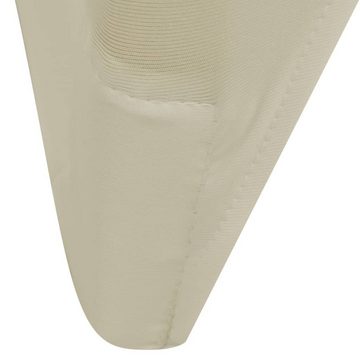 Stuhlhusse Stretch-Stuhlhussen 12 Stk Creme Stuhlbezug, vidaXL