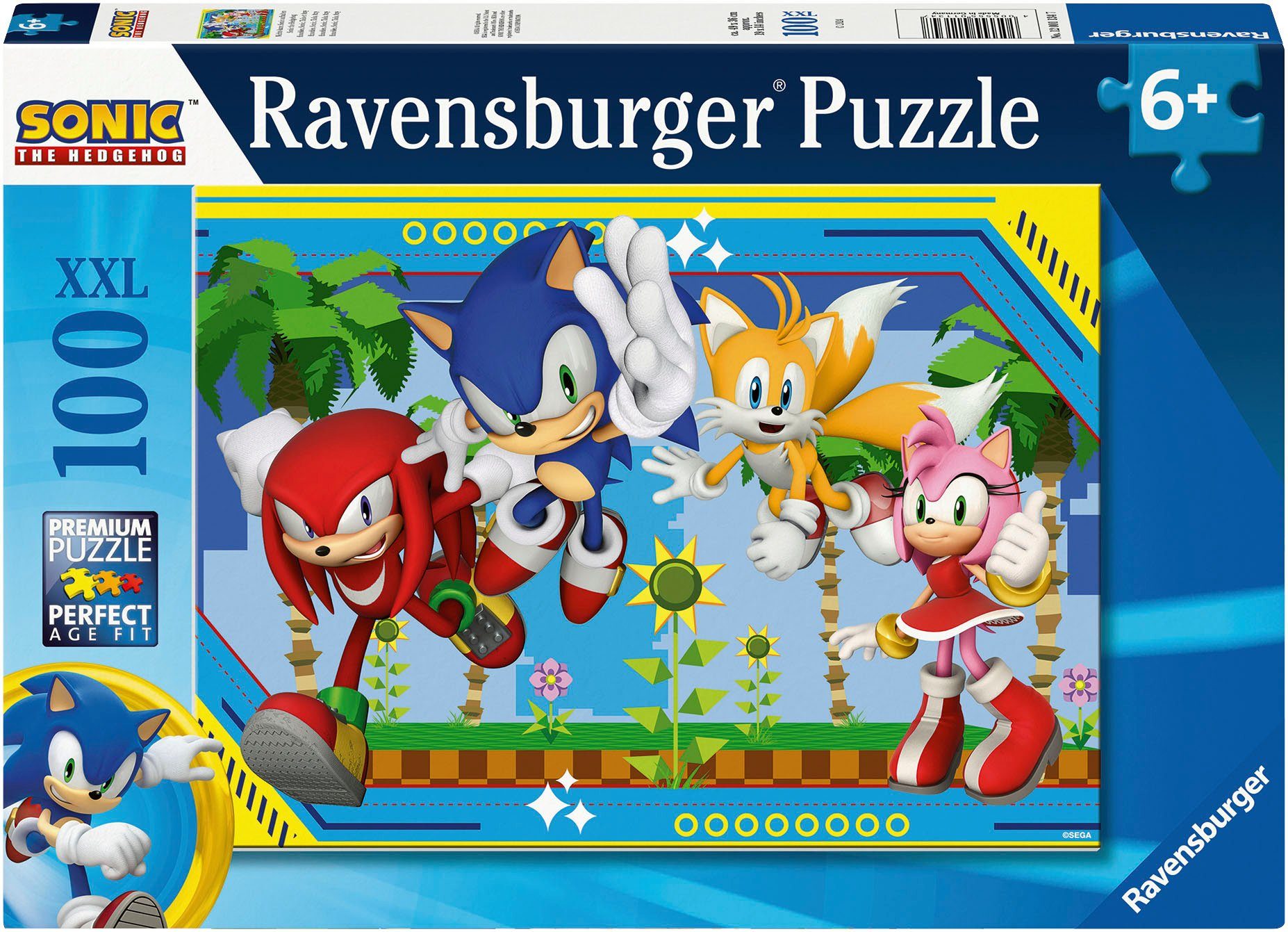 Ravensburger Puzzle Nichts kann Sonic aufhalten, 100 Puzzleteile, Made in G günstig online kaufen