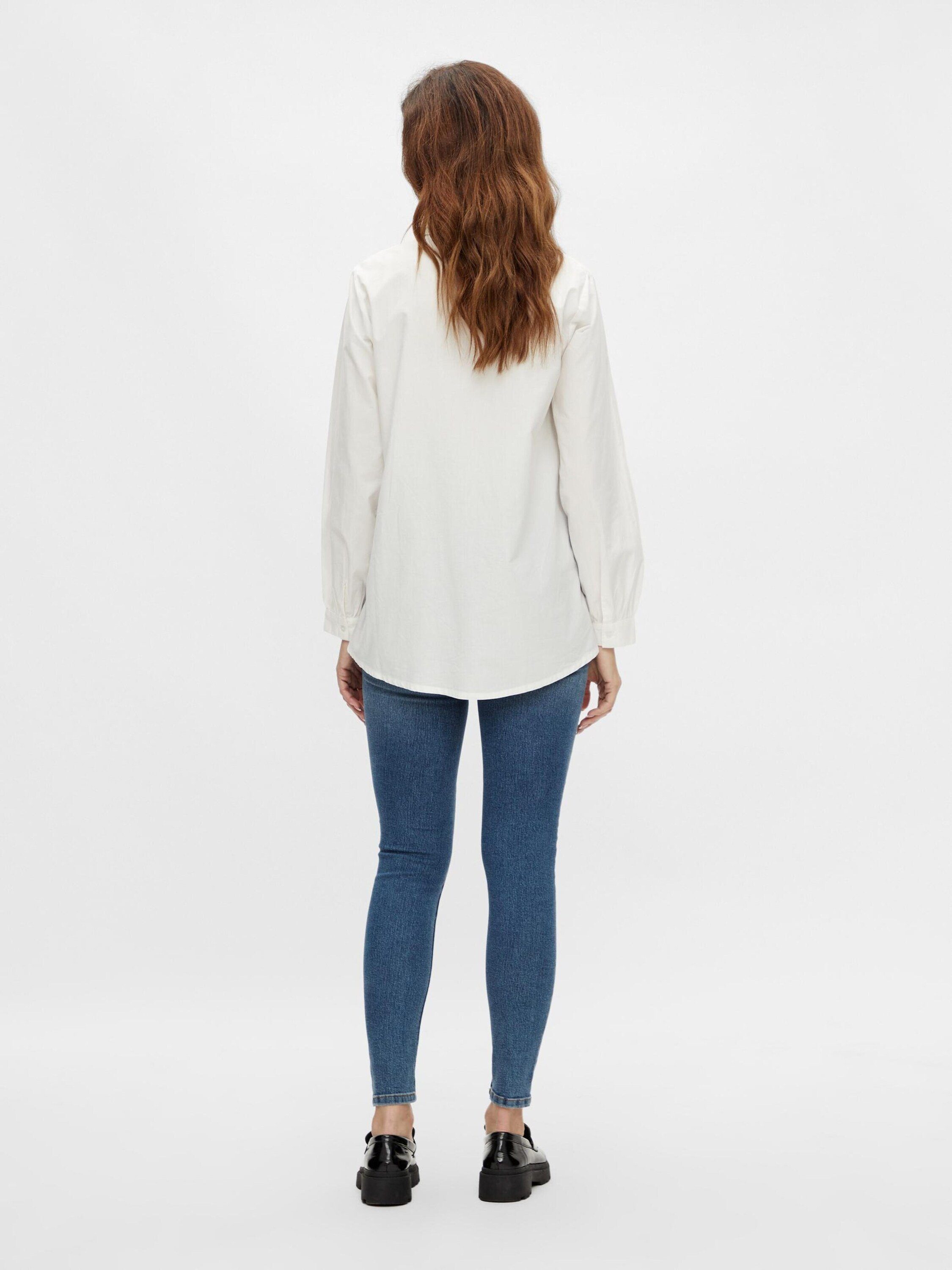 Skinny-fit-Jeans (1-tlg) Plain/ohne Details Mamalicious