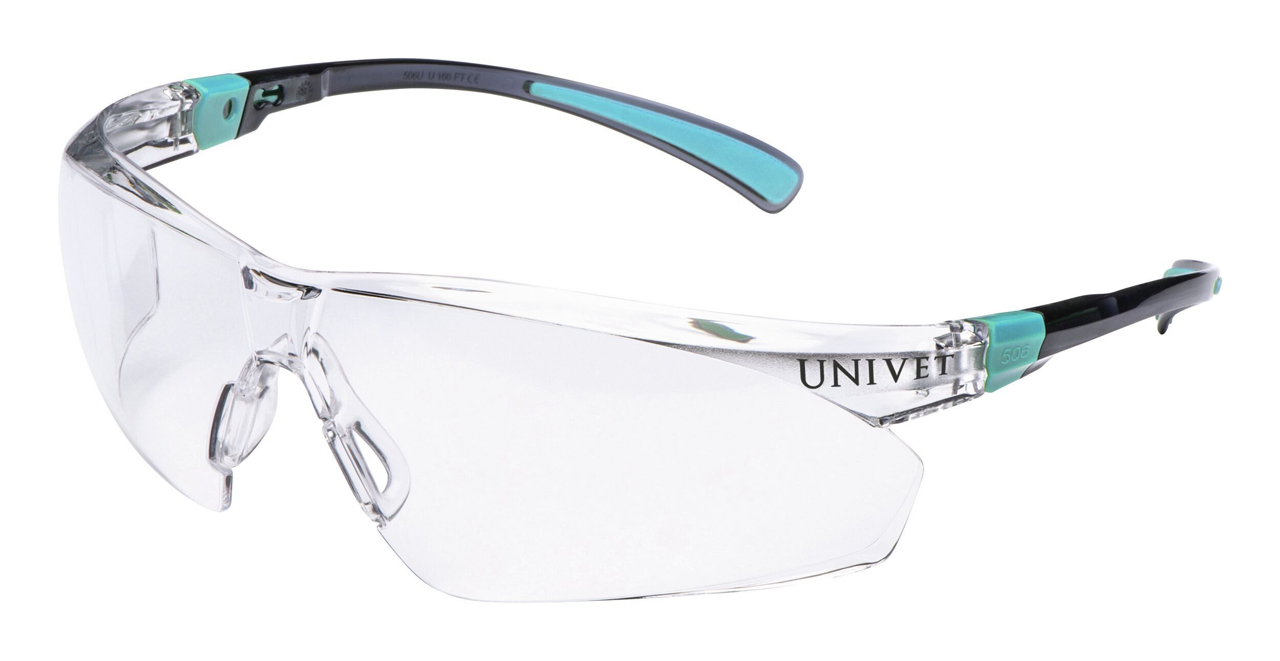 Univet Arbeitsschutzbrille, Schutzbrille 506 UP schwarz blau