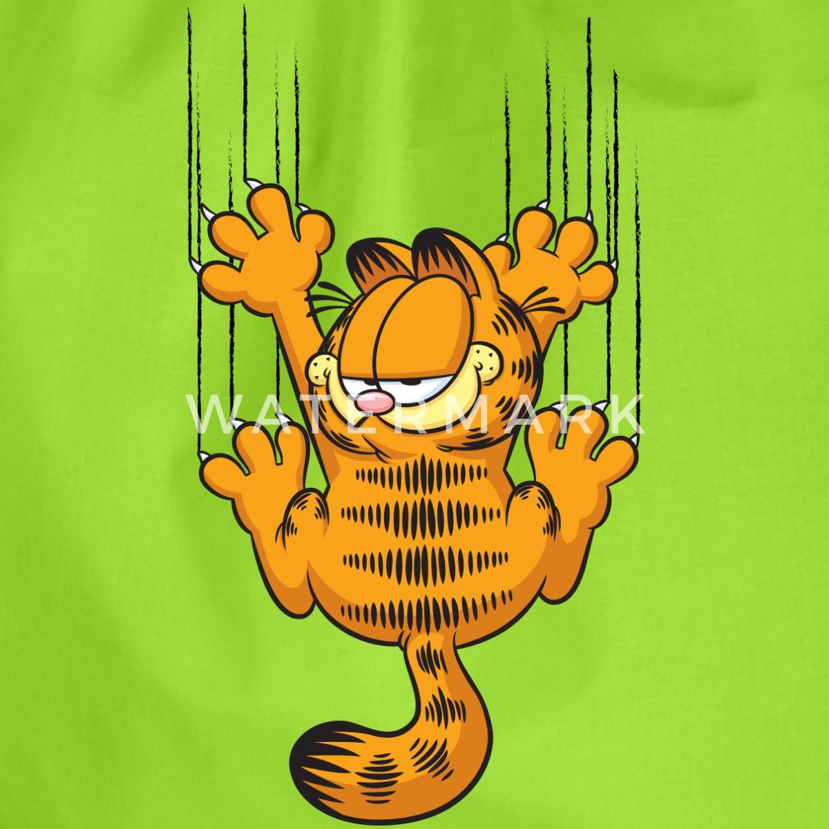Spreadshirt Turnbeutel Garfield Kratzer Turnbeutel (1-tlg)
