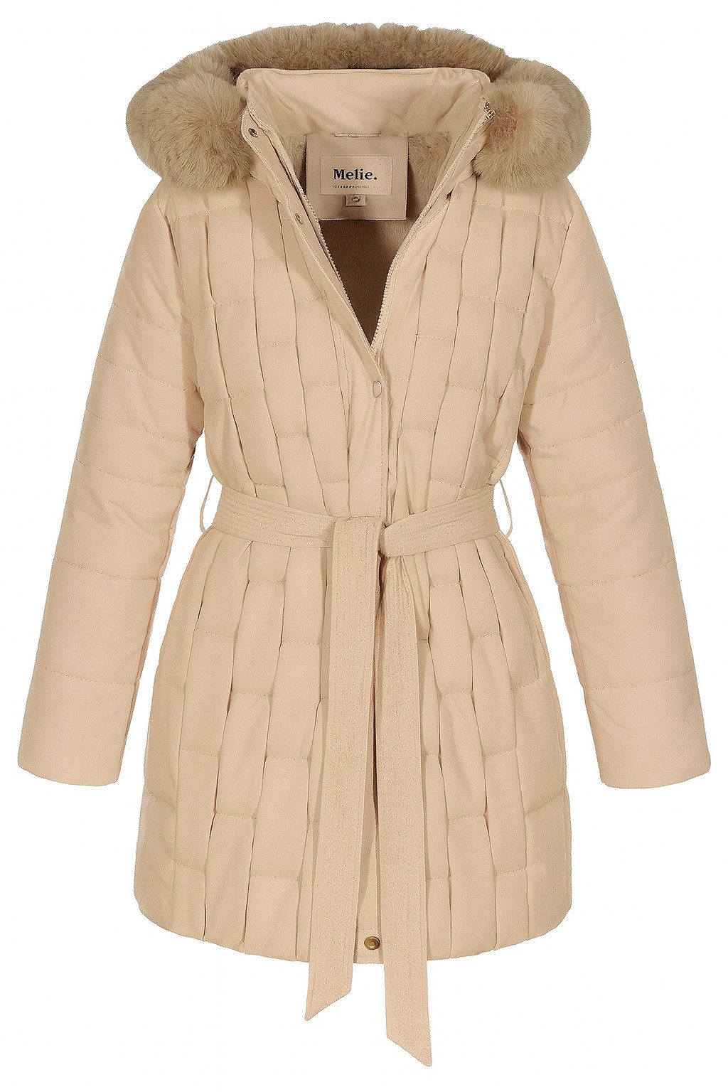 Steppmantel Damen Mantel gefütterter Parka