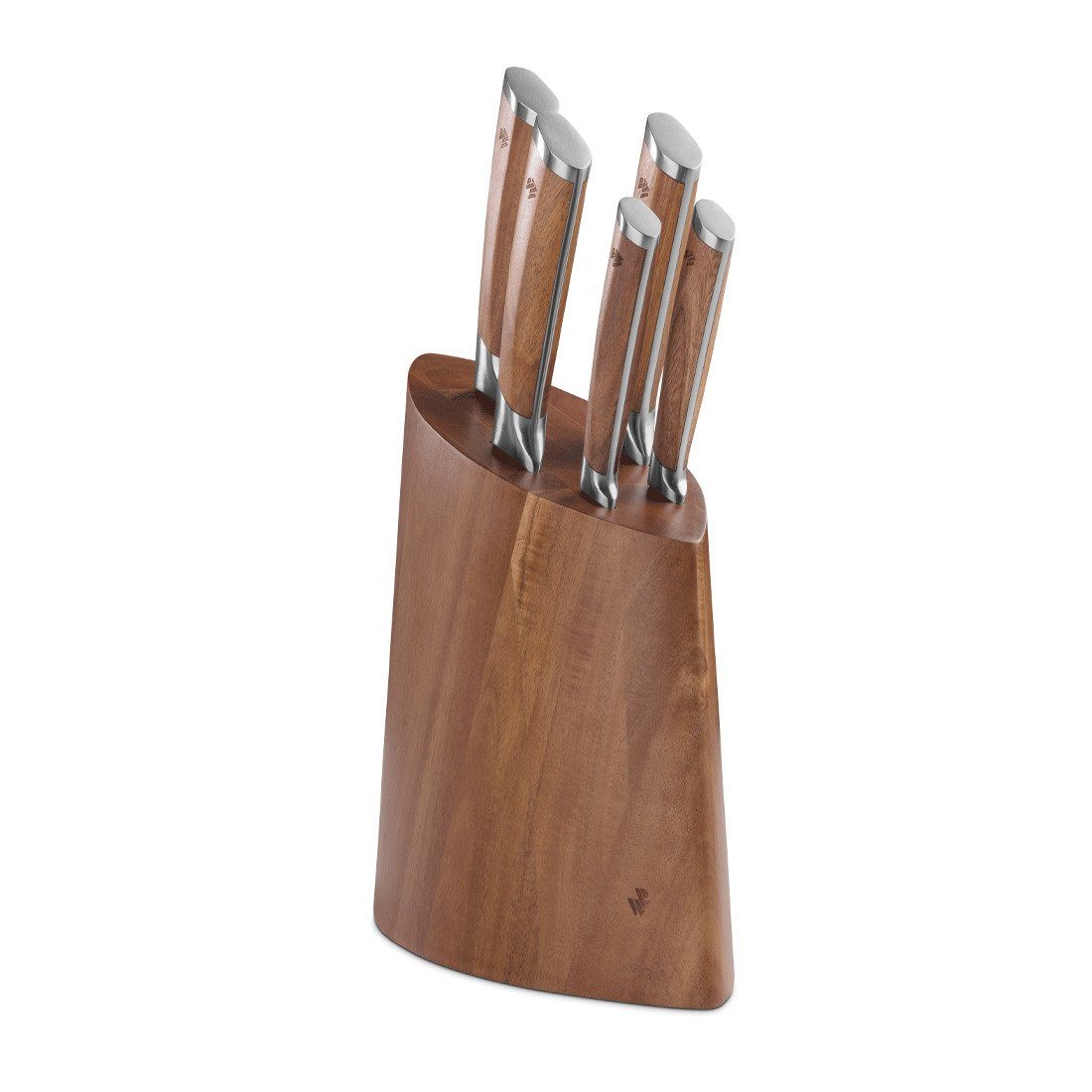 Paul Wirths Messerblock ACACIA, Küchenmesser 5 inklusive Akazienholz