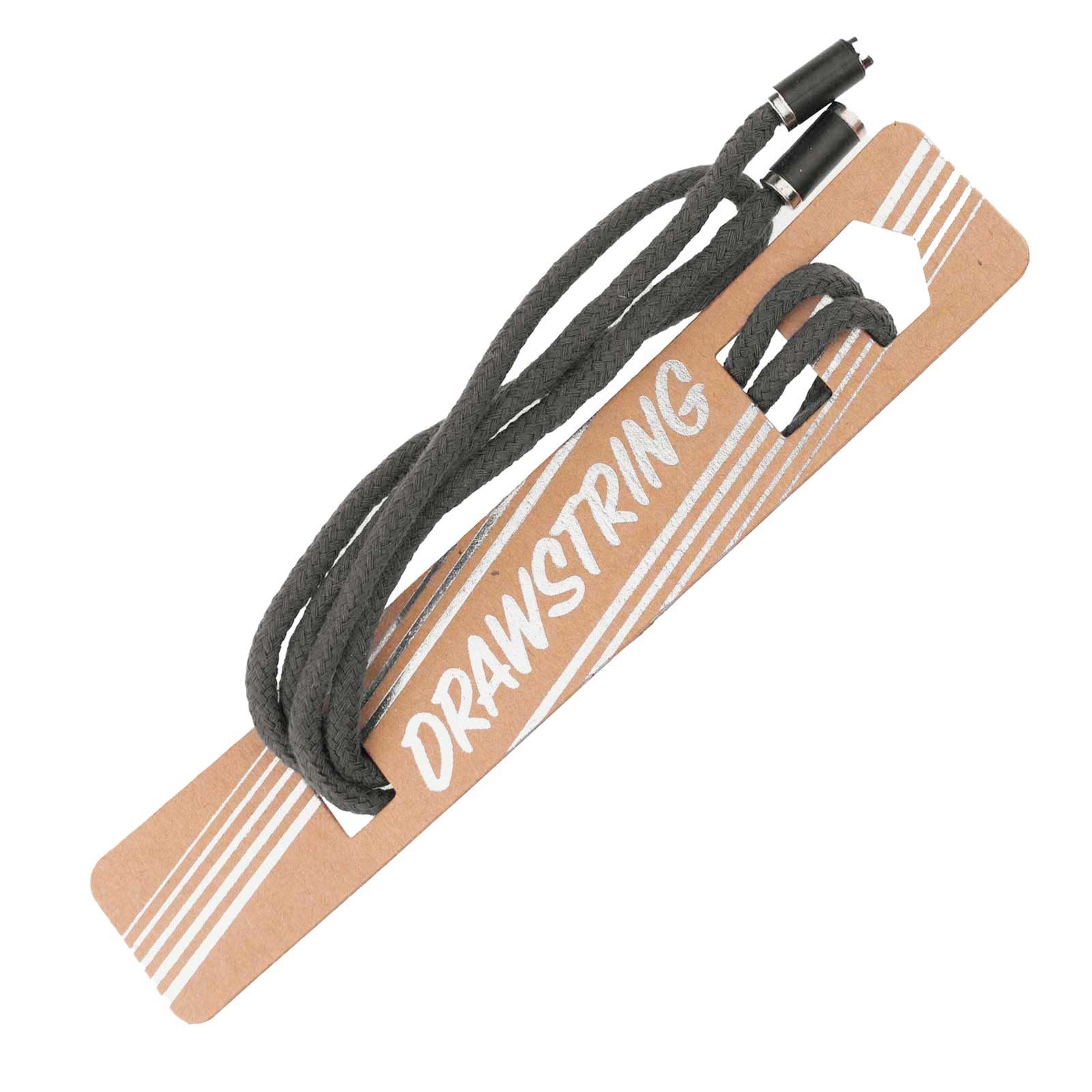 maDDma Kordel Baumwollkordel mit Endstücken 120 cm Kordel 5mm Hoodies Jogginghose, dunkelgrau