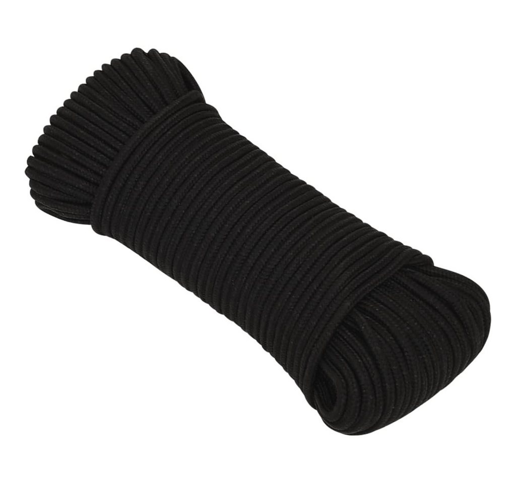 Thumbnail - vidaXL Seil, Arbeitsseil Schwarz 3 mm 100 m Polyester