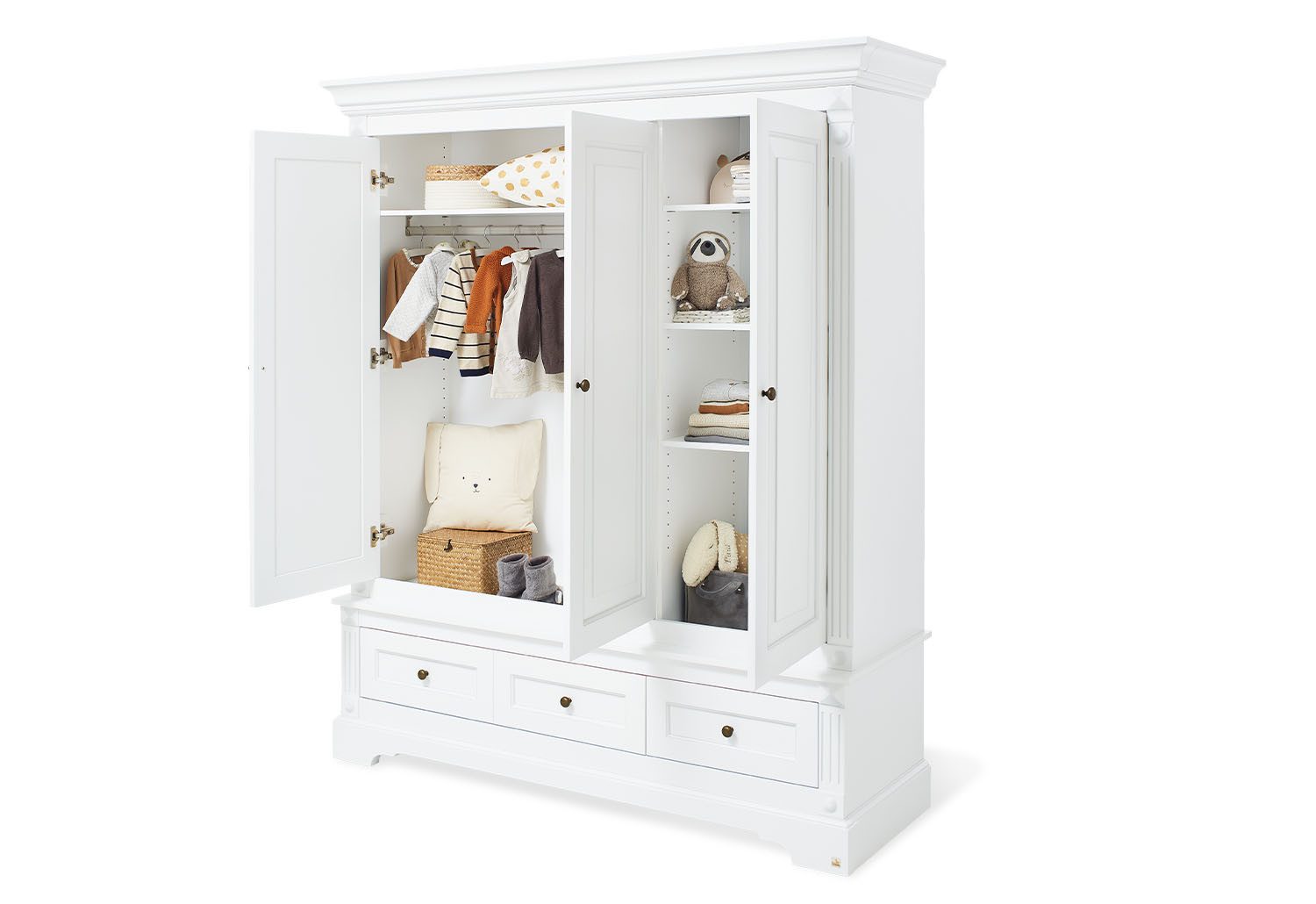 Pinolino® Kinderkleiderschrank Kleiderschrank 'Emilia' groß