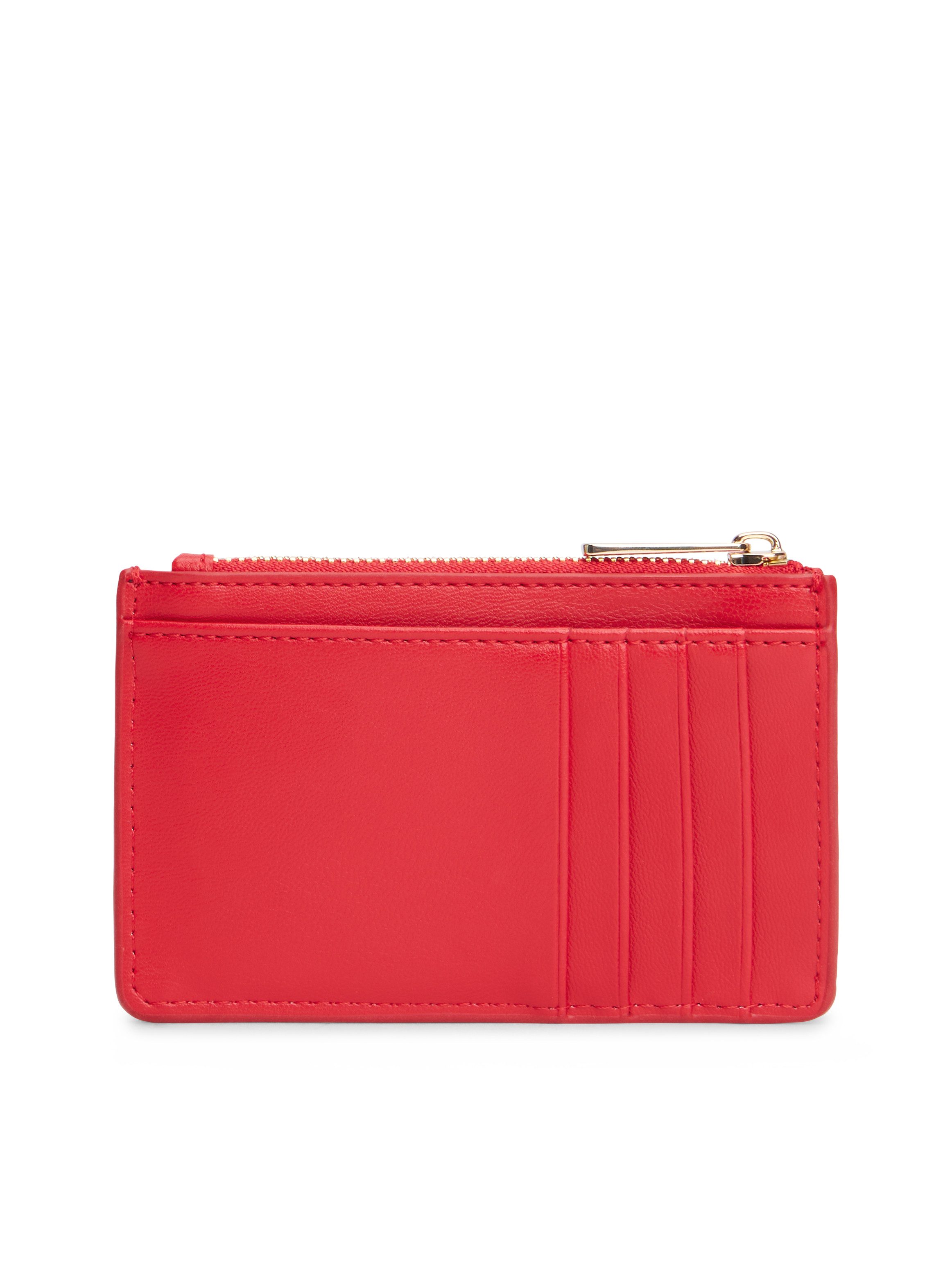 Tommy Hilfiger Kartenetui TH ICON LONG CC HOLDER, Geldbeutel, Portemonnaie mit goldfarbenem TH-Schmuckelement