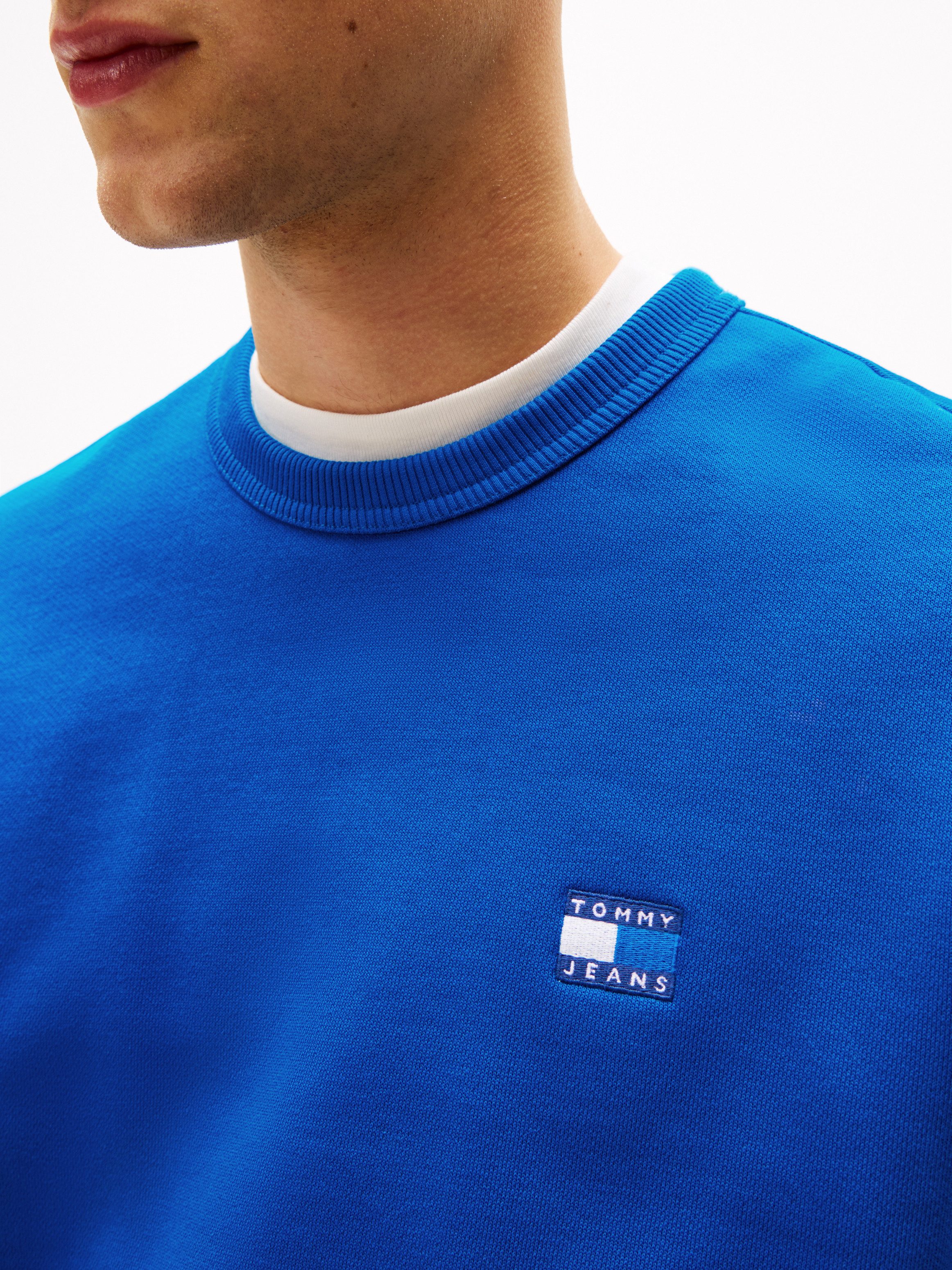 Tommy Jeans Sweatshirt TJM REG BADGE CREW EXT Mit Rundhalsausschnitt günstig online kaufen