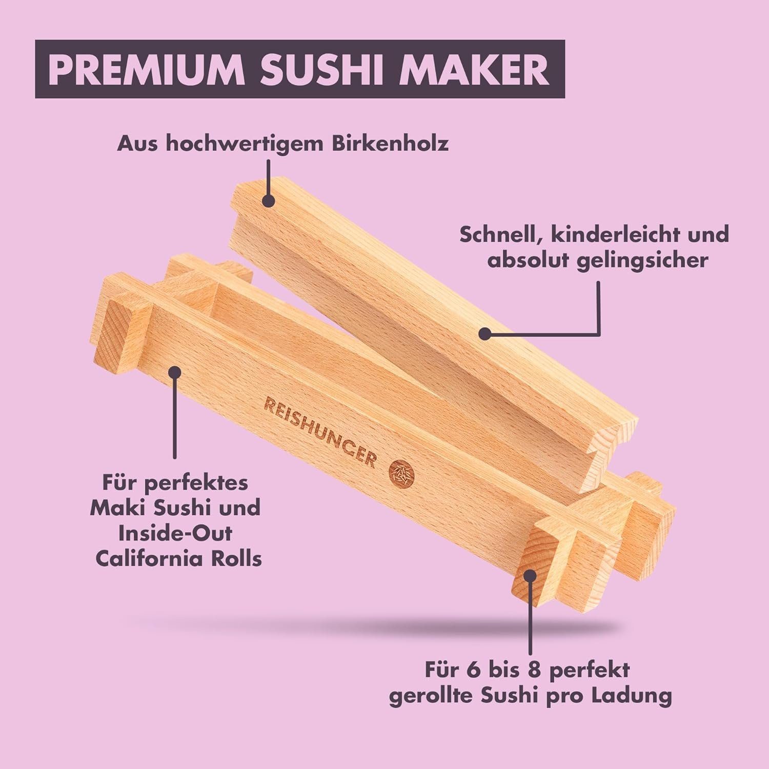 Reishunger Sushi-Roller Premium Sushi Maker