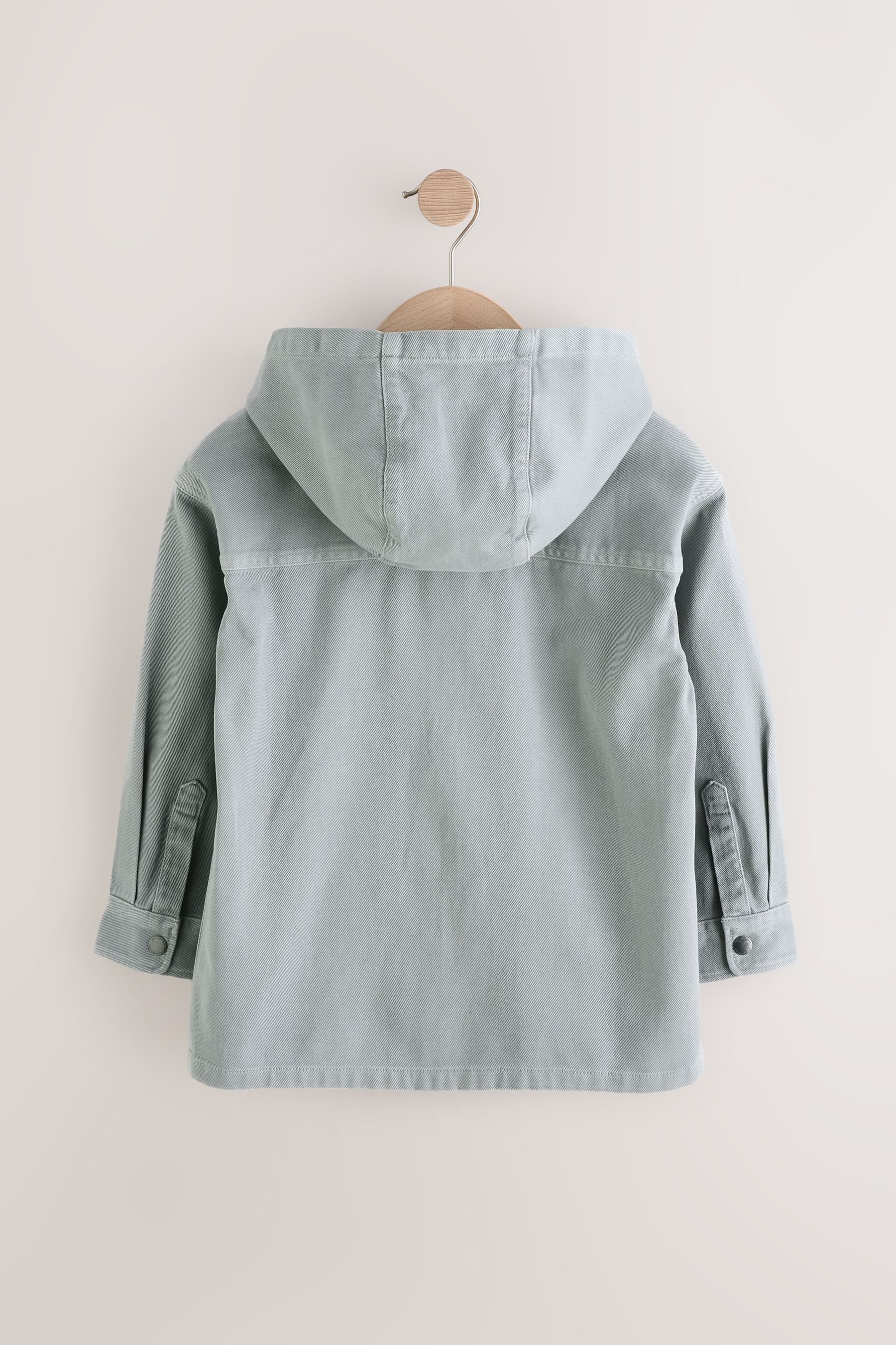 Next Outdoorhemd Leichte Hemdjacke Kapuzenjacke aus 100 % Baumwolle (1-tlg)