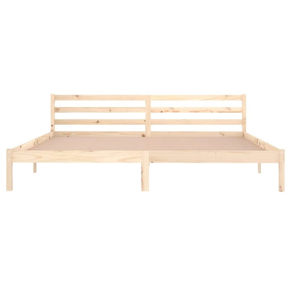 furnicato Bettgestell Massivholzbett Kiefer 200x200 cm günstig online kaufen