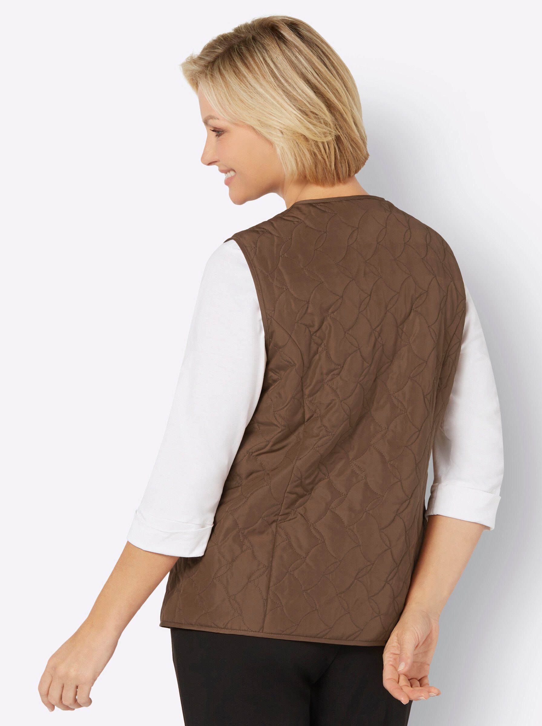 Sieh an! Jerseyweste Steppweste günstig online kaufen