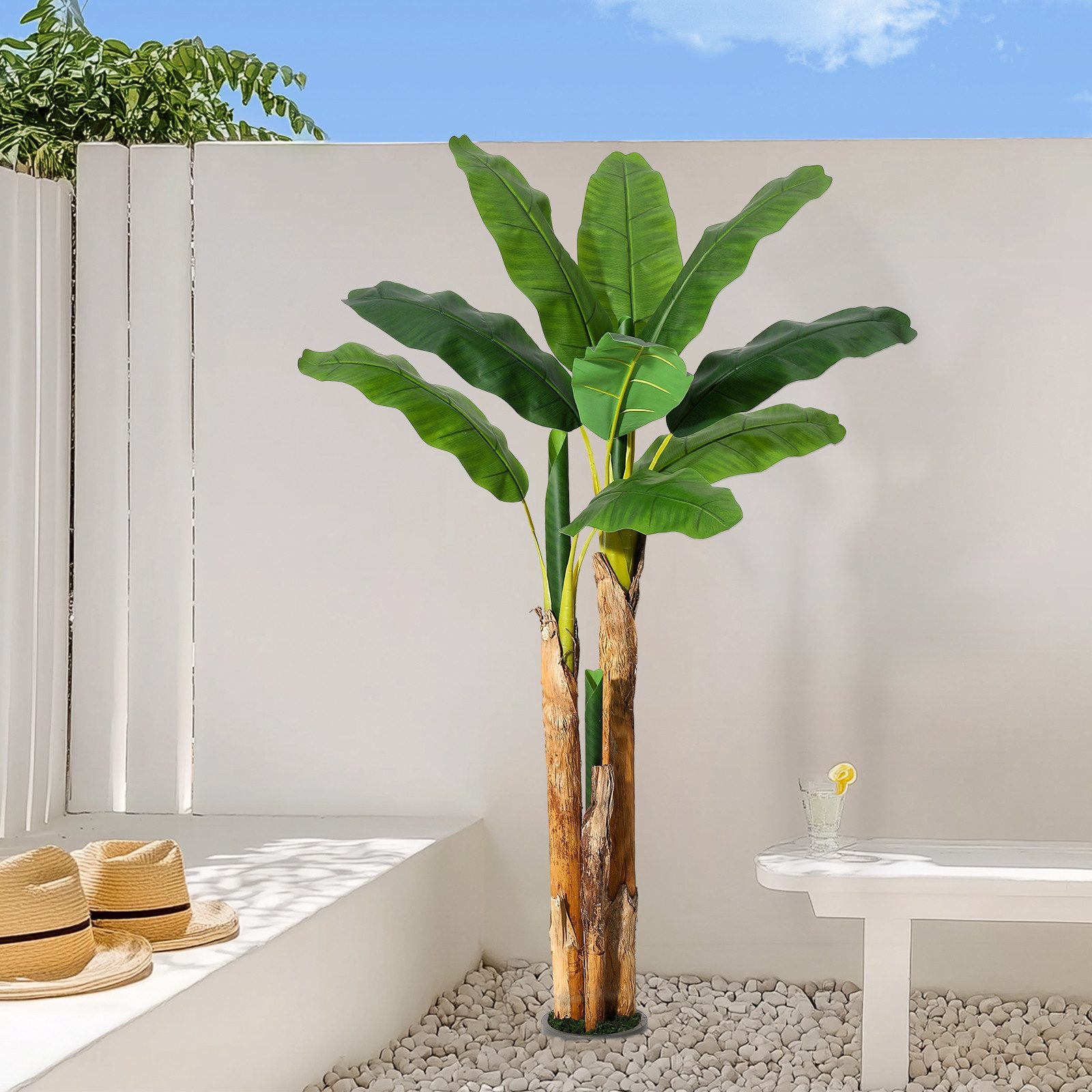 Kunstbaum 1.5/1.8m Künstliche Bananenbaum künstliche Pflanzen günstig online kaufen