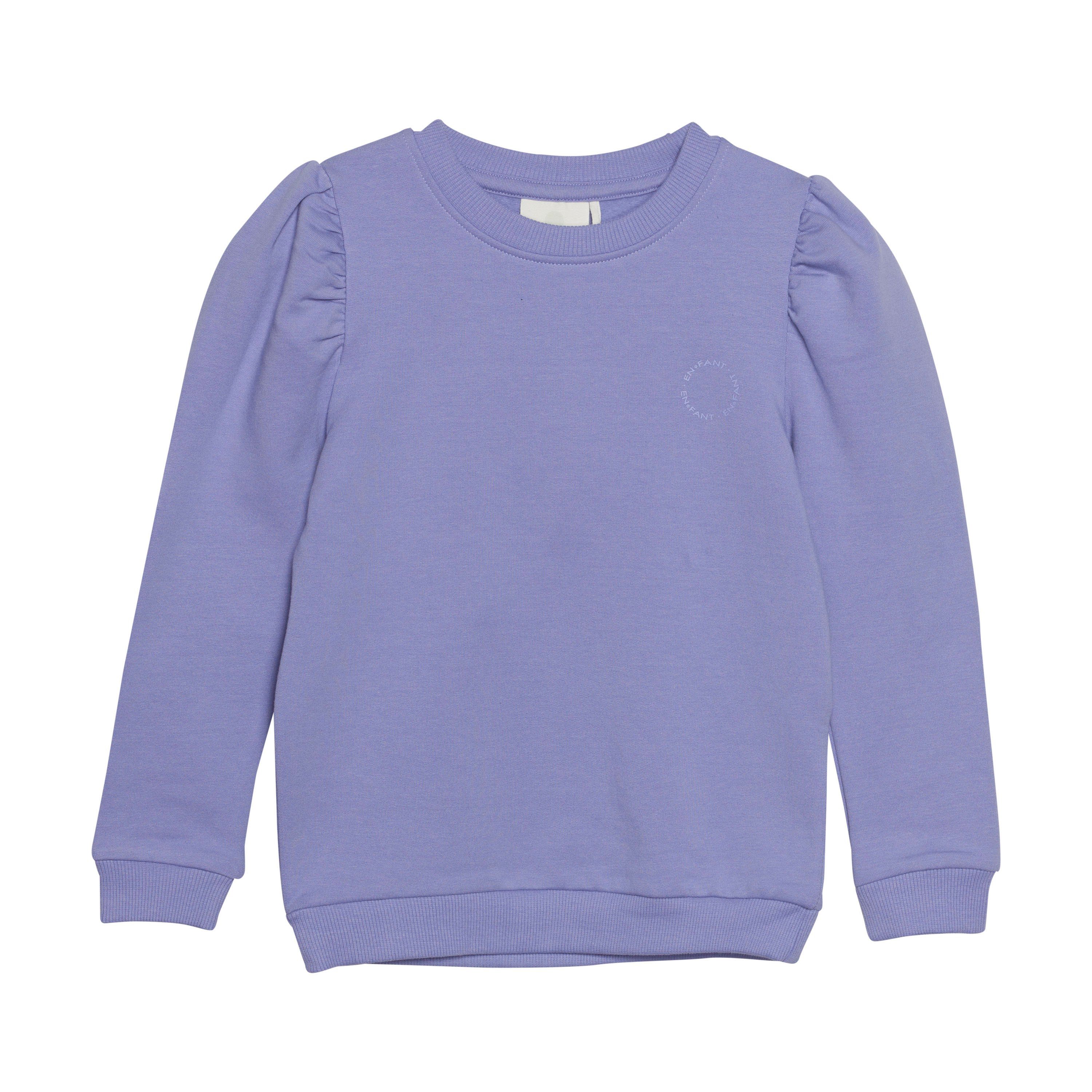 EN FANT Rundhalspullover ENSweatshirt LS - 230396 Basic Sweater Persian Violet (6925)