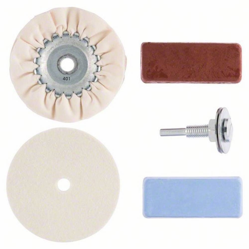 BOSCH Schleifaufsatz Hobby-Polier-Set, 5-teilig, für Сверлильные станки