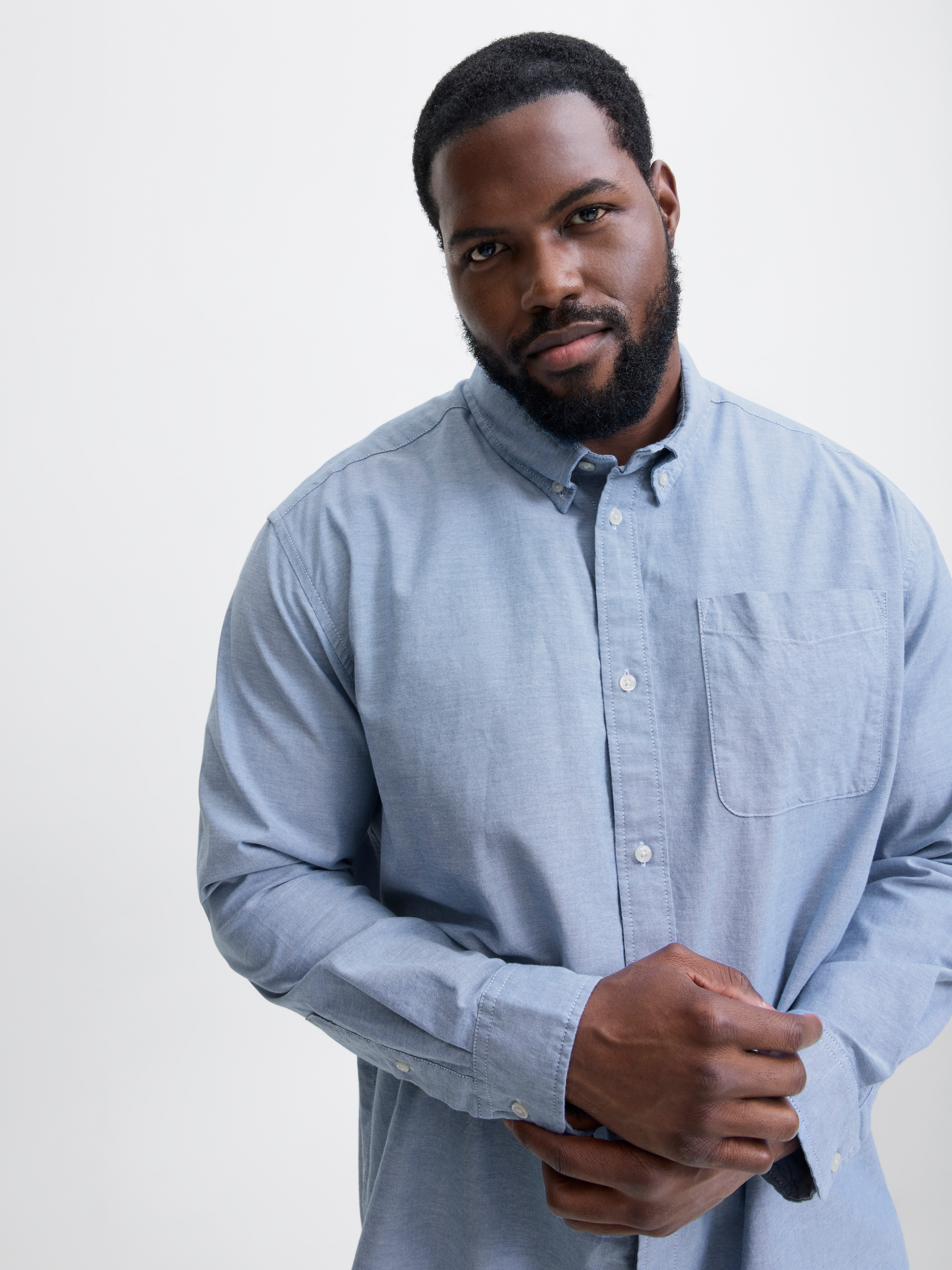 Jack & Jones PlusSize Langarmhemd JPRBLUBROOK günstig online kaufen
