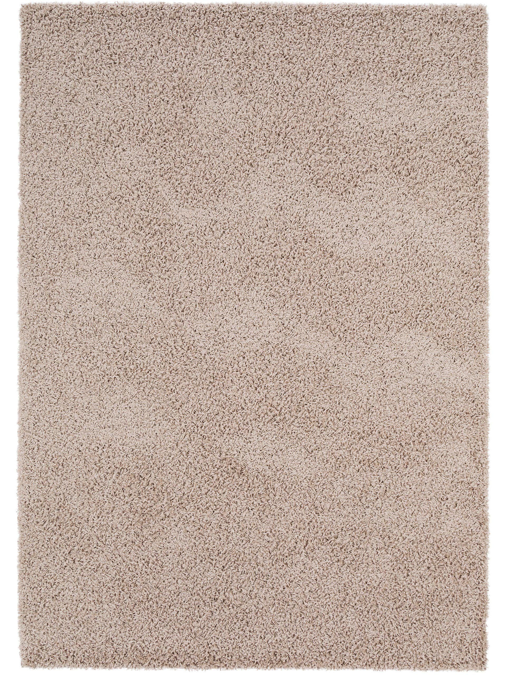 Hochflor-Teppich Swirls, benuta, rechteckig, Höhe: 21 mm