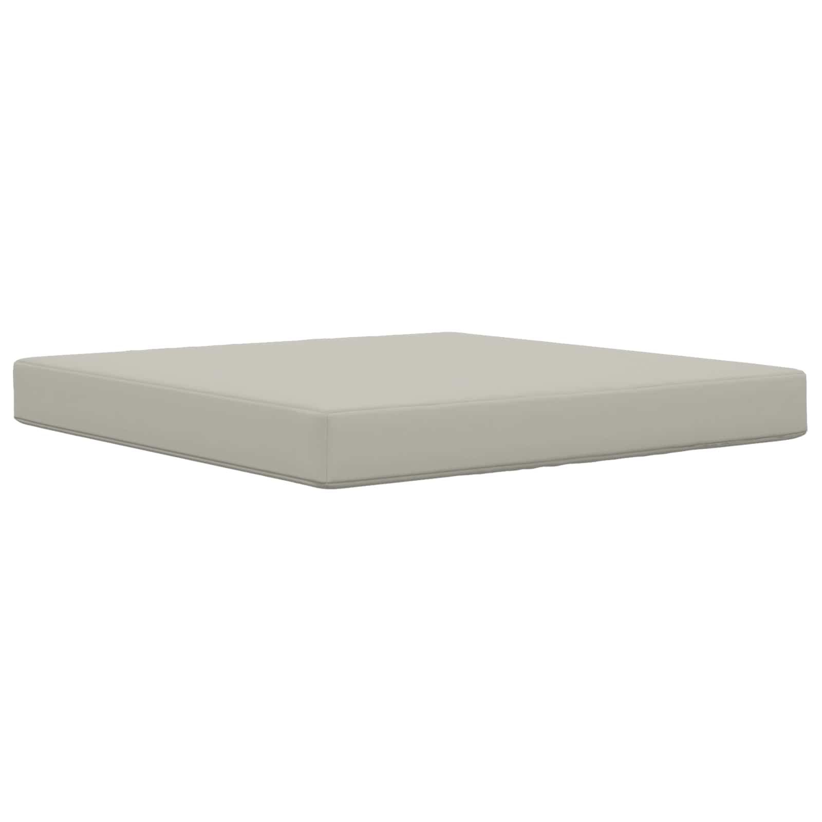 vidaXL Sitzauflage Sofakissen für draußen Polyester Grau 80 x 80 cm, (1 St)