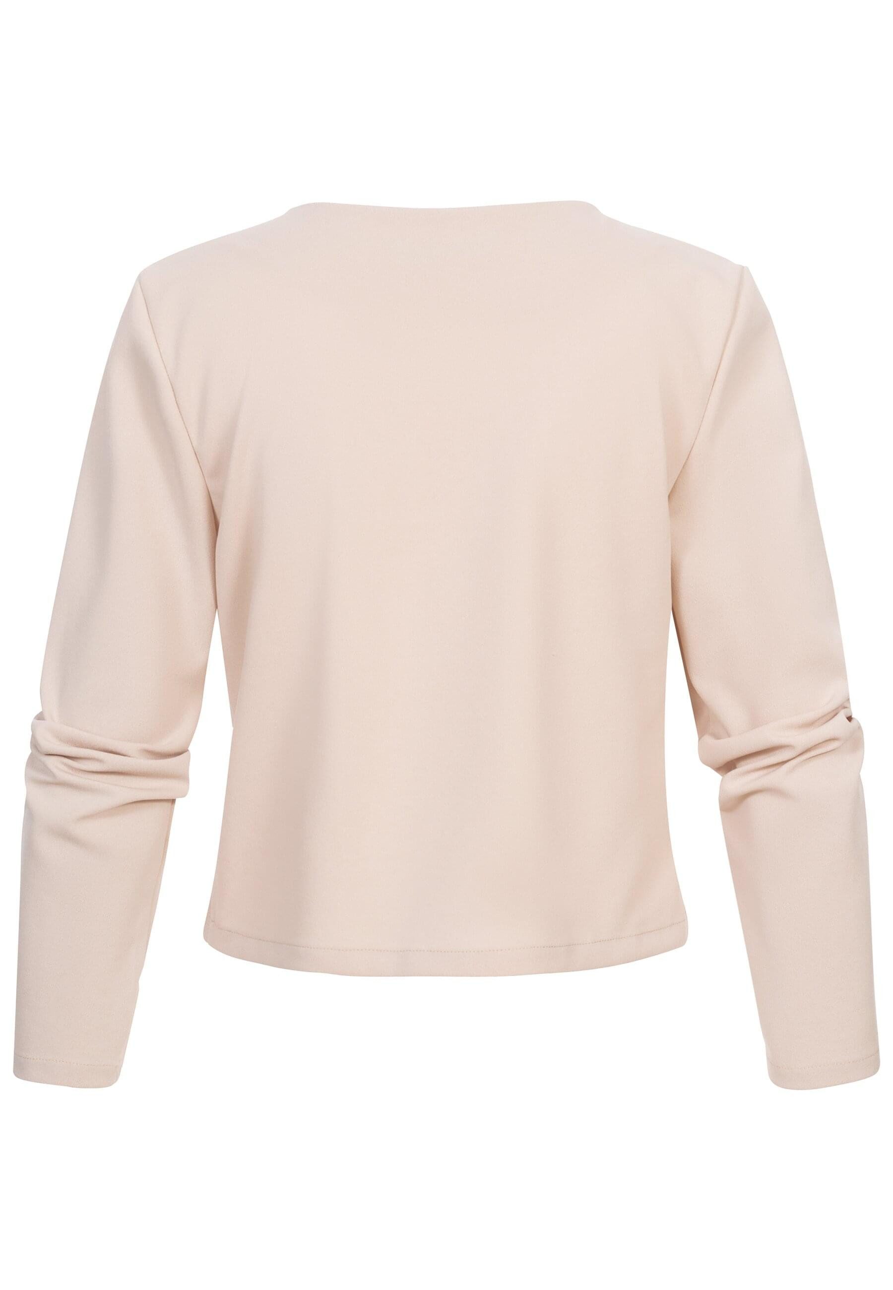 CLOUD 5IVE Strickjacke CLOUD 5IVE Short Blazer wit Zip-Pockets (1-tlg) günstig online kaufen