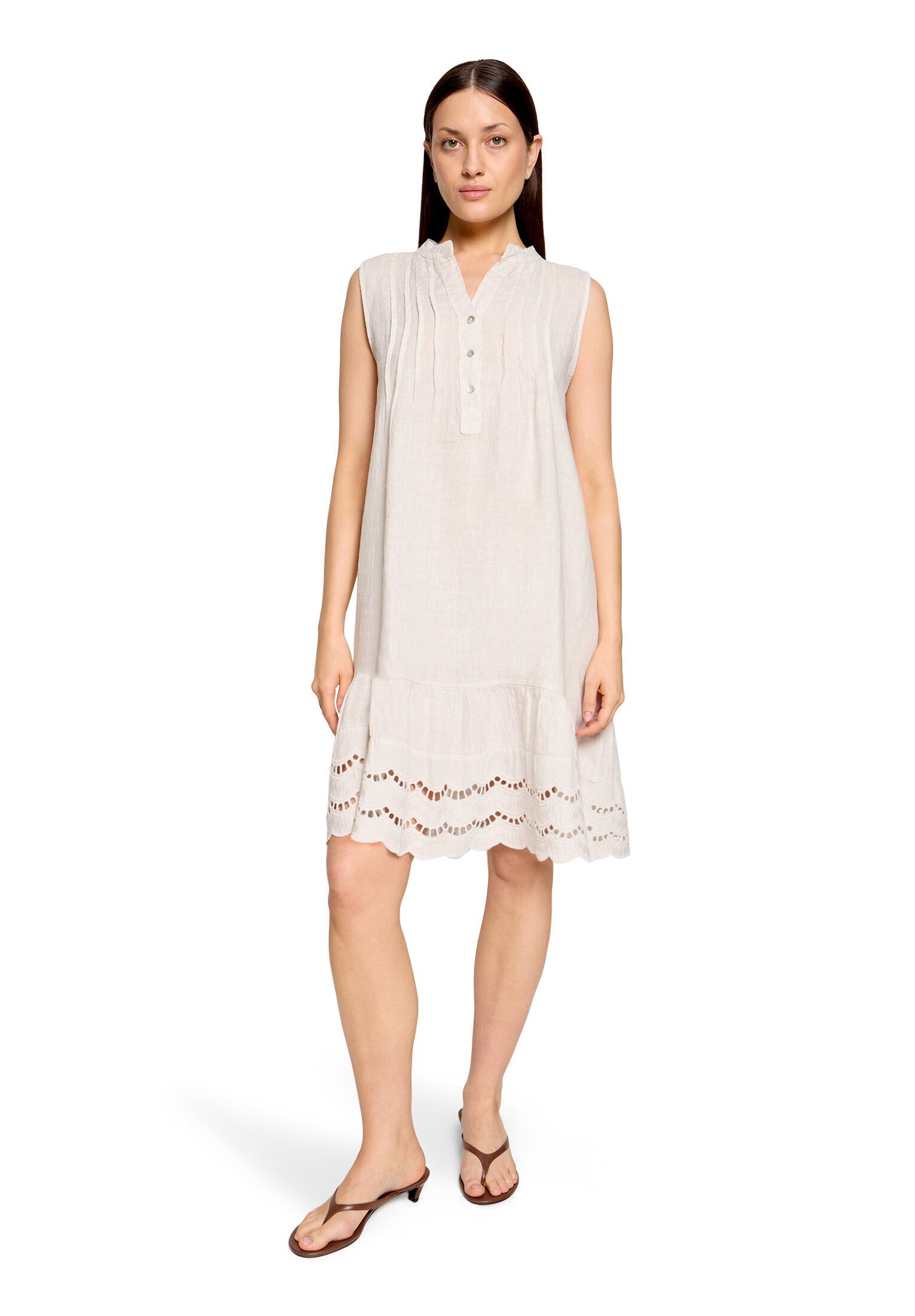 Cartoon Druckkleid Damen mit Stickerei