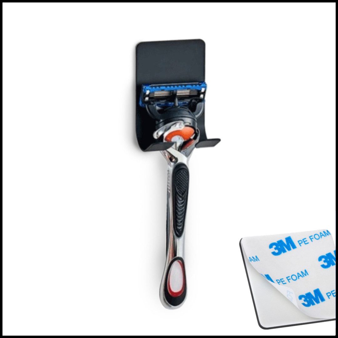 LIVINA HOME Wandhaken Rasierer Halter Haken, Selbstklebender Rasiererhaken Edelstahl, Badezimmer, Bad, Küche, Türen, Kleiderschränke, Wand, (1-St), Kleiderhaken ohne Bohren