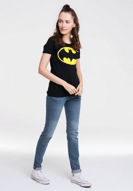 LOGOSHIRT T-Shirt Batman-Logo mit lizenziertem Originaldesign