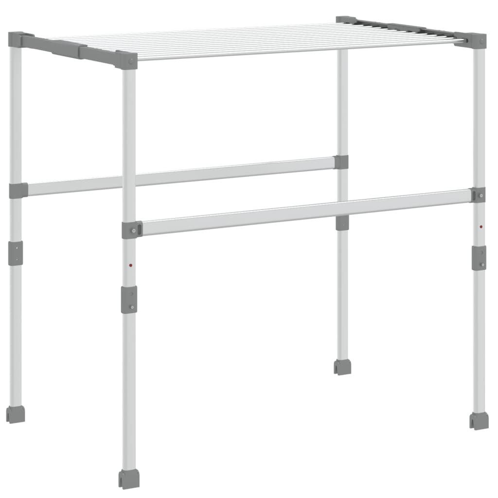 vidaXL Wäscheständer, Wäschetrockner 83x(50-55)x(40-85) cm Aluminium
