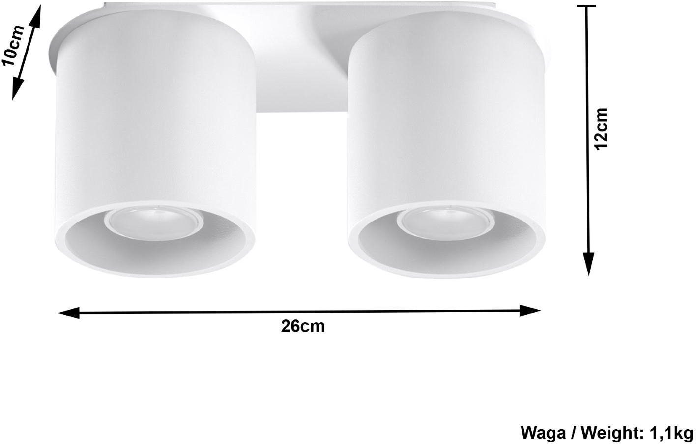 SOLLUX lighting Deckenleuchte Wandleuchte Deckenlampe, ohne Leuchtmittel, ORBIS, Stilvolle