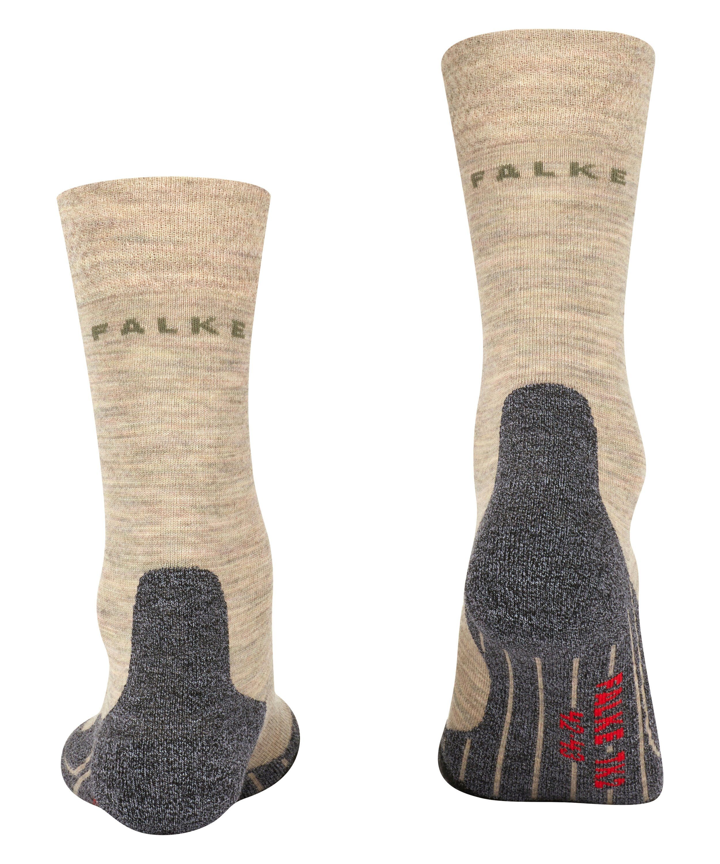 FALKE Wandersocken TK2 Explore Melange Socken (1-Paar) Hoher Komfort im Mittelgebirge