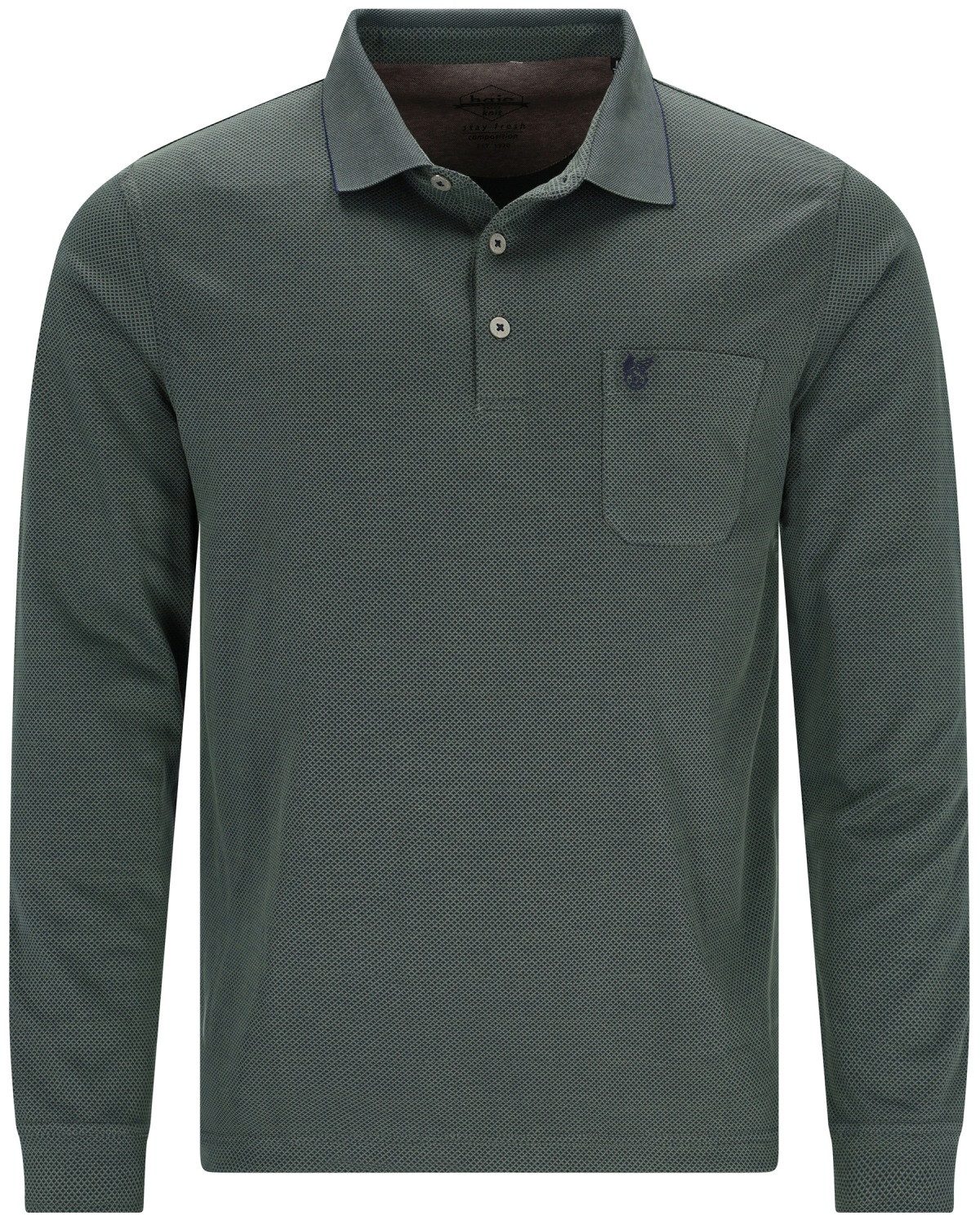Hajo Langarm-Poloshirt