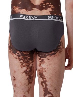 Skiny Slip Herren Brasil Slip 3er Pack Cotton Multipack (Packung, 3-St) biologisch abbaubar