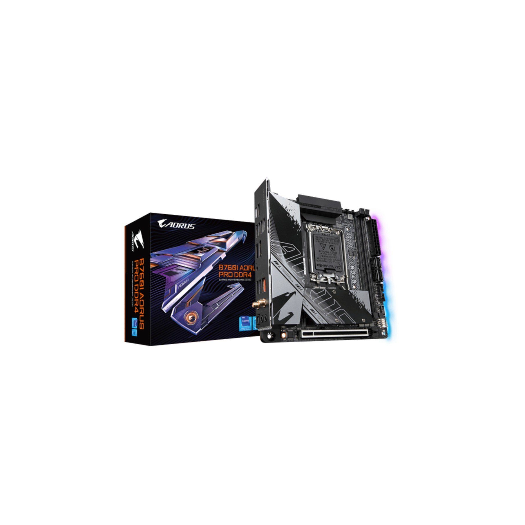 Gigabyte B760I AORUS PRO DDR4 Mainboard, Chipsatz: Intel B760 Express