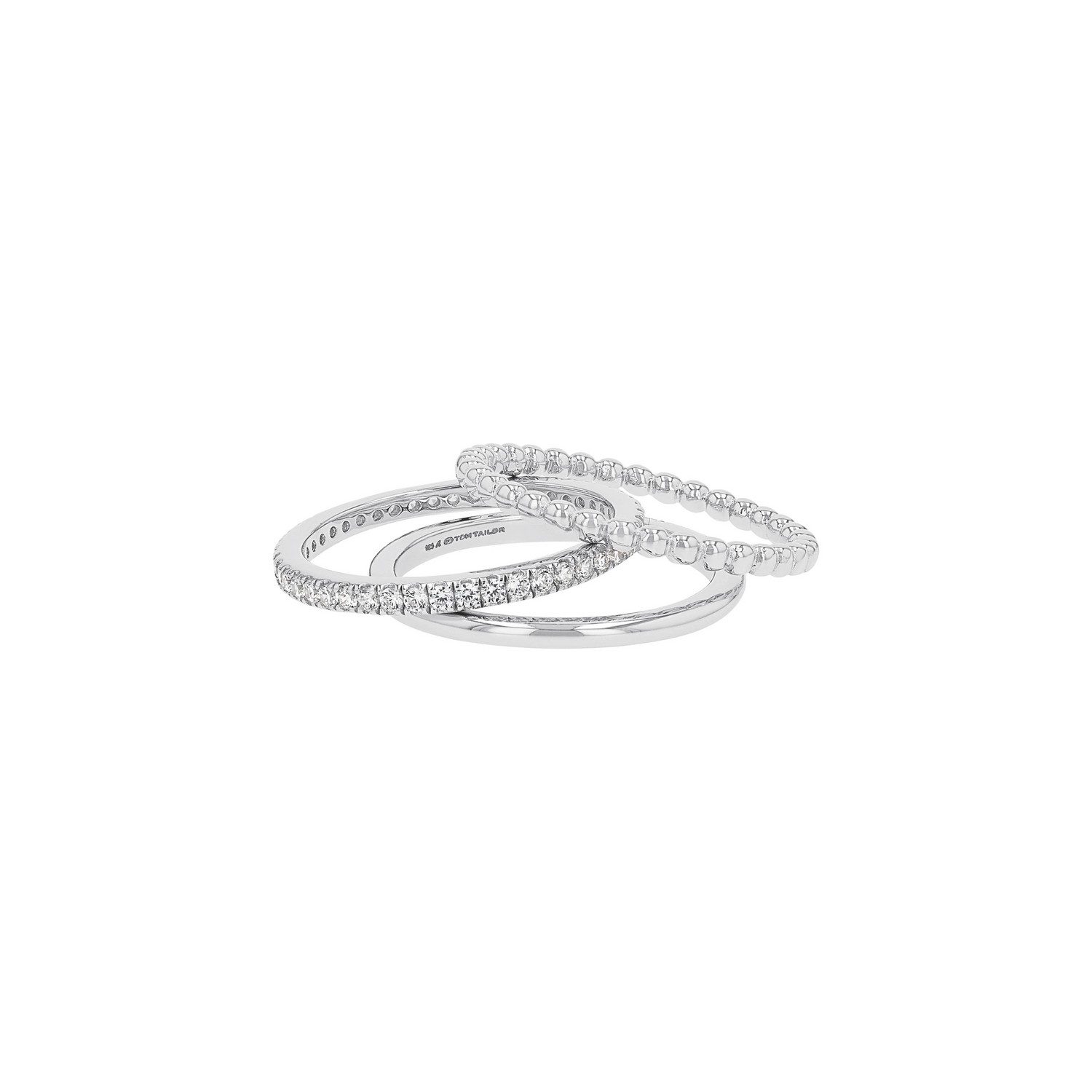 TOM TAILOR Ring-Set Multipack Schmuck Geschenk Silber 925 (Set, 3-tlg), mit Zirkonia (synth)