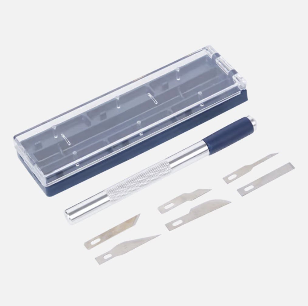 Spectrum Cuttermesser Präzisions Messerset 6 Stück in Box Seziermesser Skal günstig online kaufen