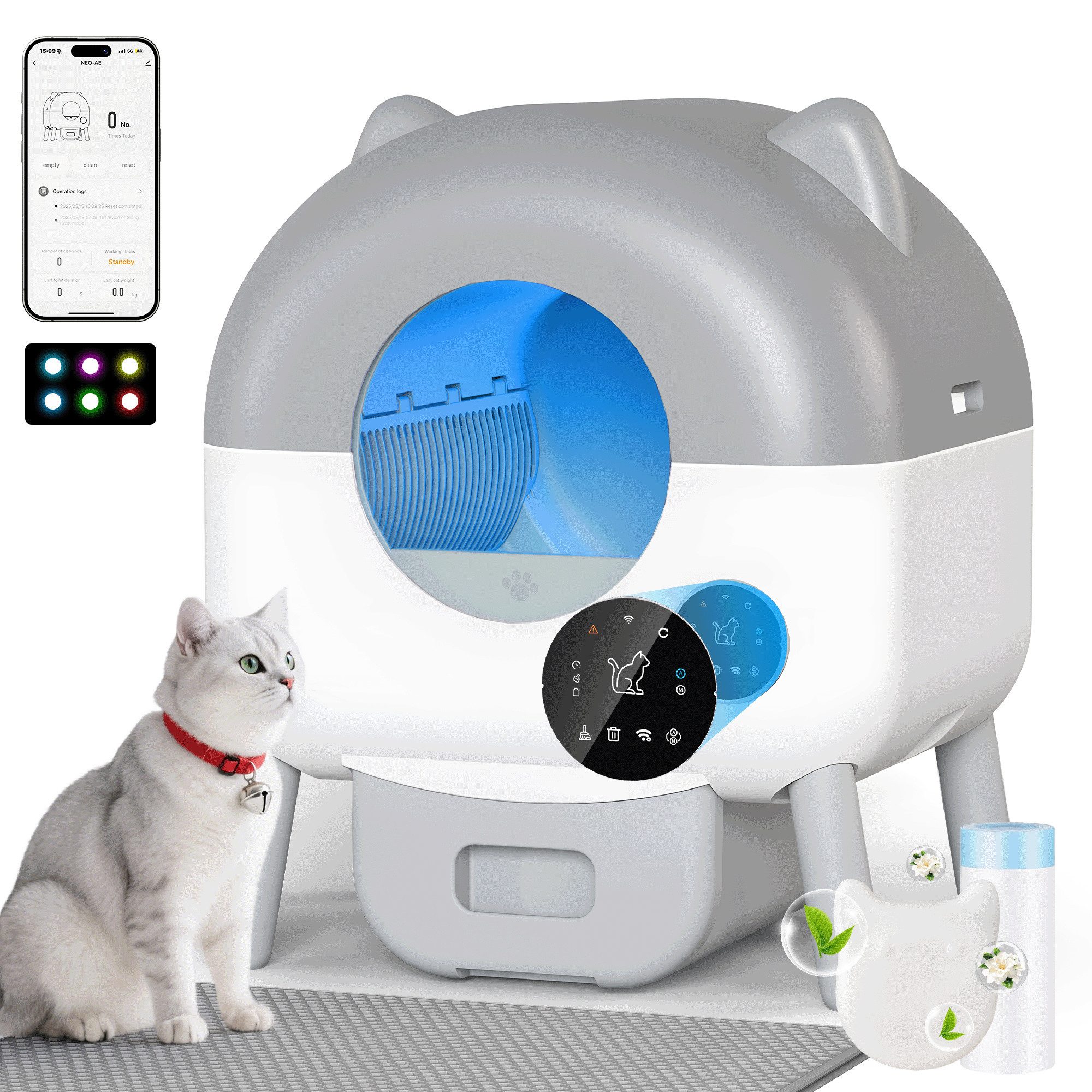 Katzentoilette Katzenklo selbstreinigend