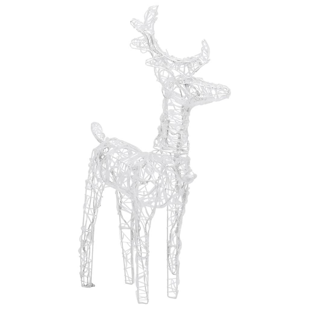 vidaXL Weihnachtsfigur LED-Rentiere 4 Stk. Warmweiß 160 LEDs Acryl (4 St)
