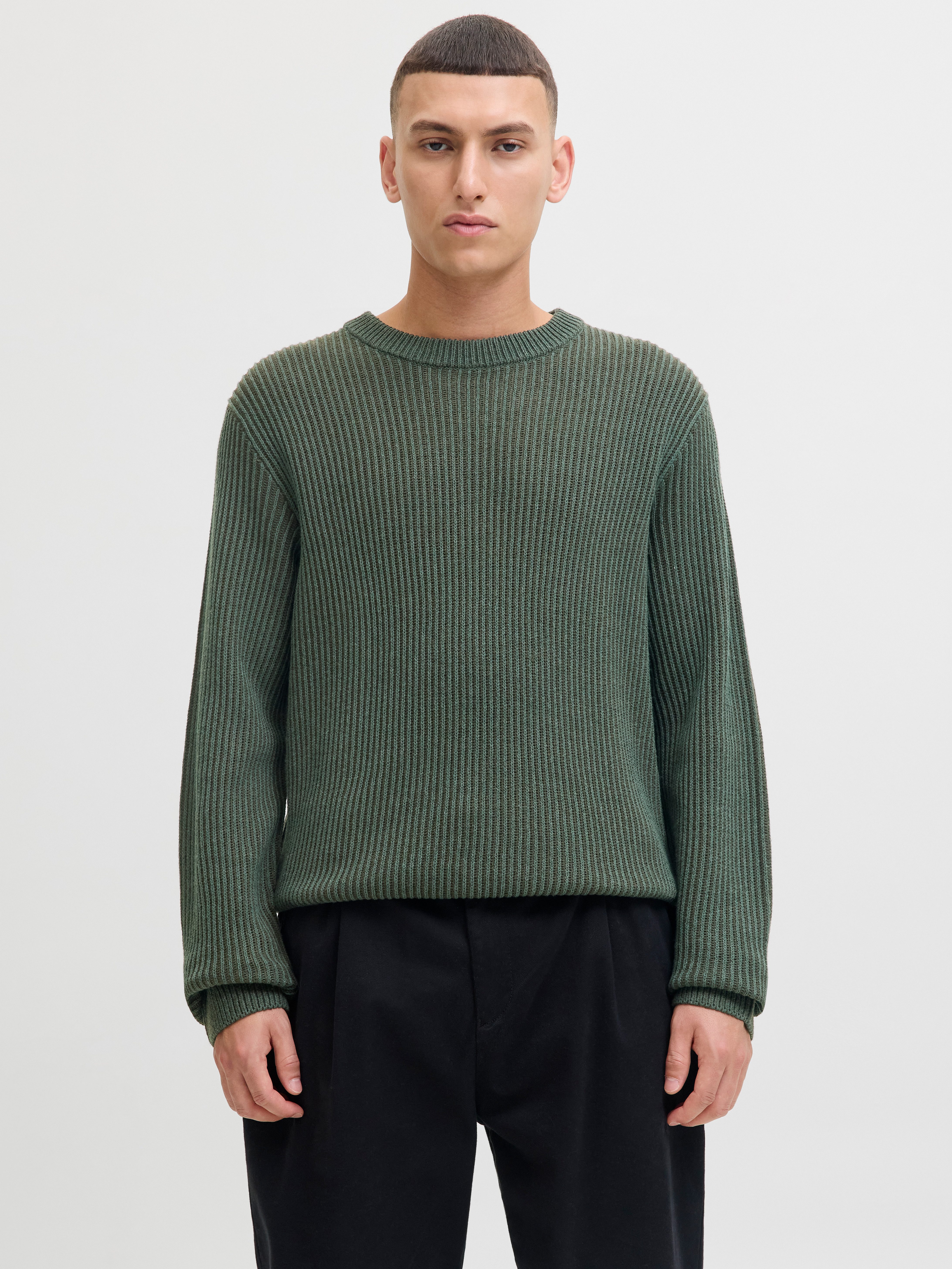 Jack & Jones Strickpullover JJEDOVER KNIT CREW NECK SN günstig online kaufen