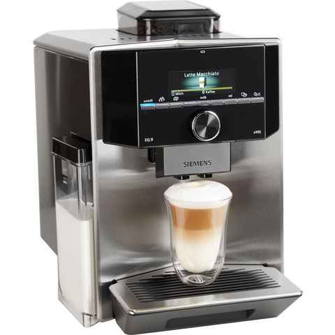 SIEMENS Kaffeevollautomat EQ.9 s400 TI924501DE, extra leise, automatische Milchsystem-Reinigung, bis zu 6 Profile