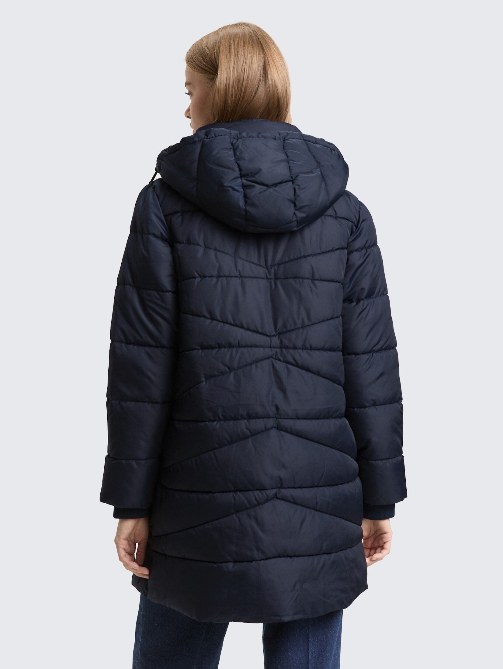 TOM TAILOR Denim Steppmantel Jacken Puffermantel mit abnehmbarer Kapuze